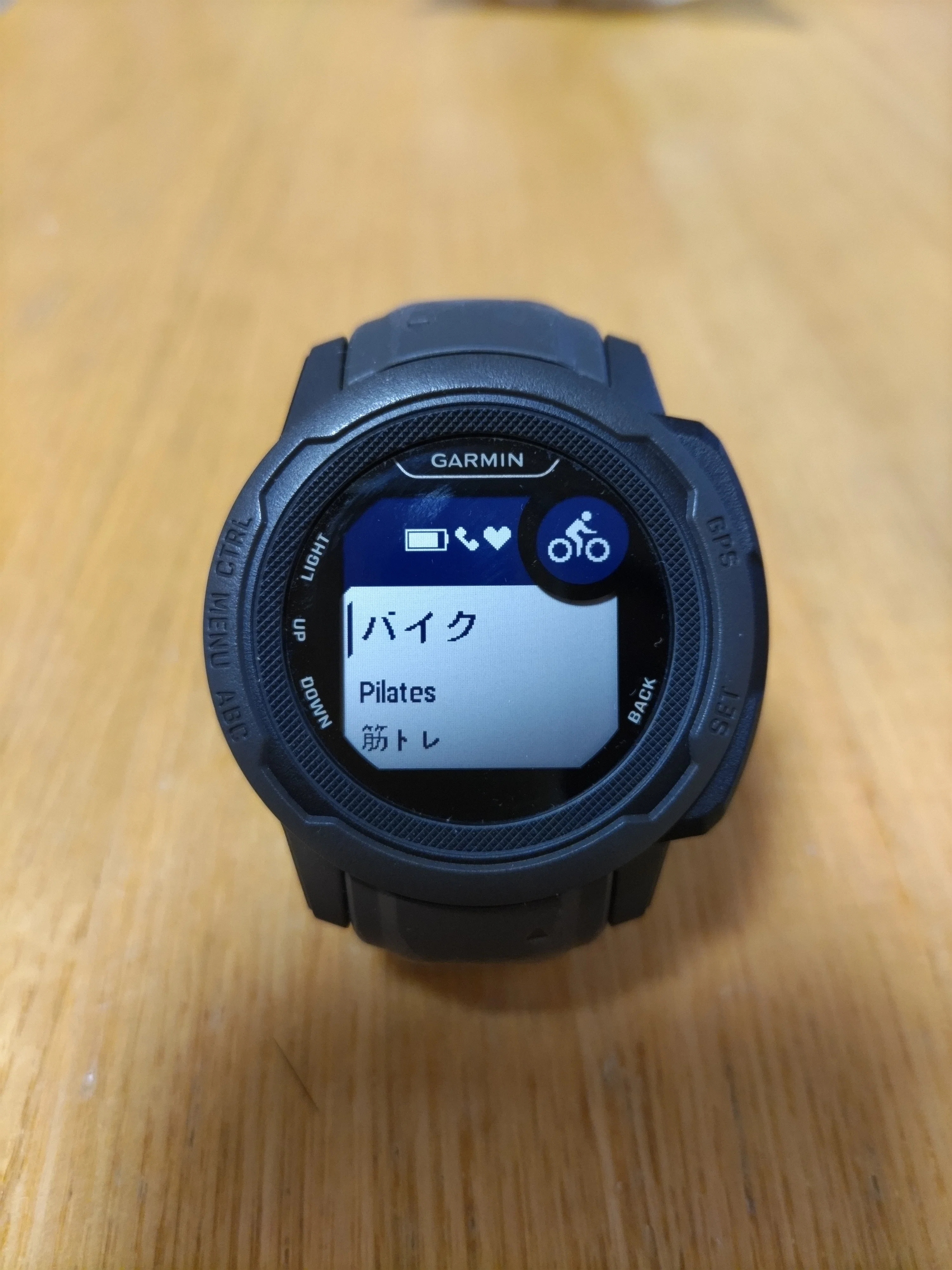 ロードバイクの心拍計としての GARMIN(ガーミン) Instinct