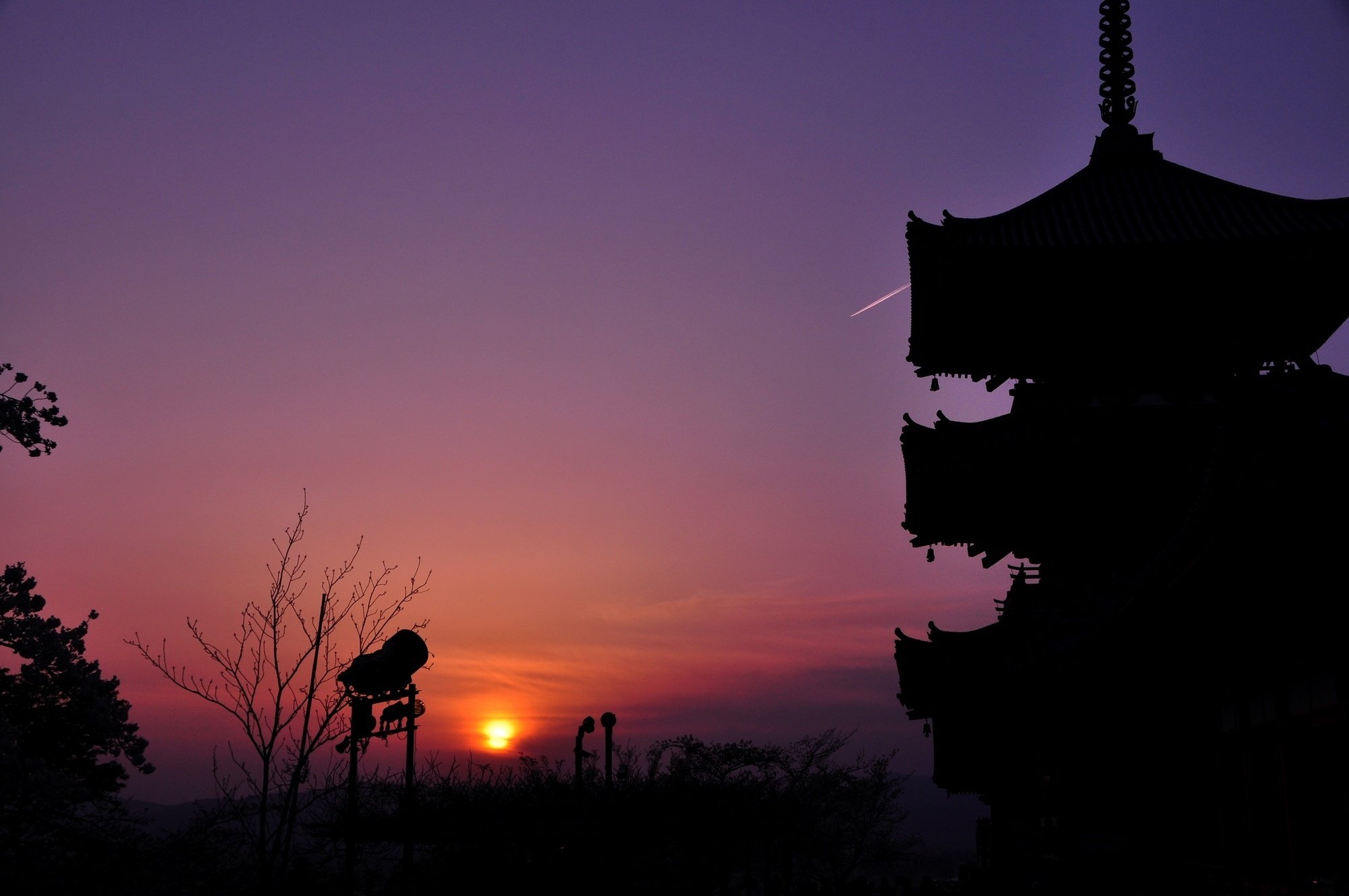 清水寺の舞台から眺めた夕景と新劇運動の先駆者・島村抱月｜偉人