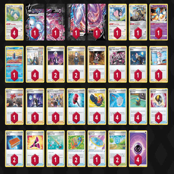 本格構築【ミュウツーVunion】デッキ メイン＆二重スリーブ 本格構築【ミュウツーVunion】デッキ メイン＆二重スリーブ ポケモン