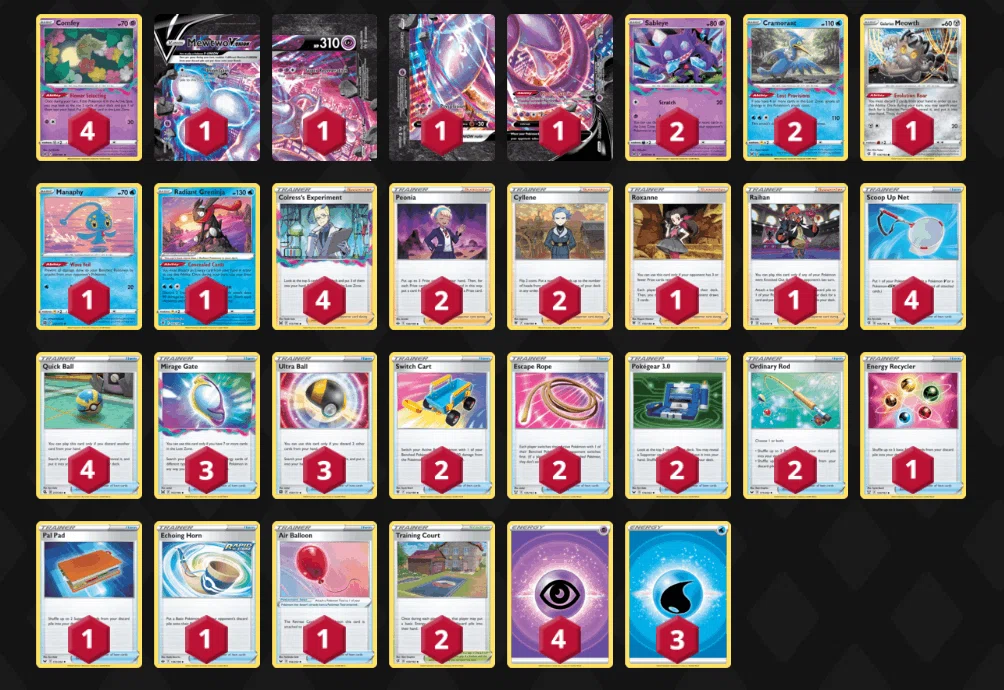 ポケモンカード 構築済みデッキ ミュウツーv-unionコントロール 【公式