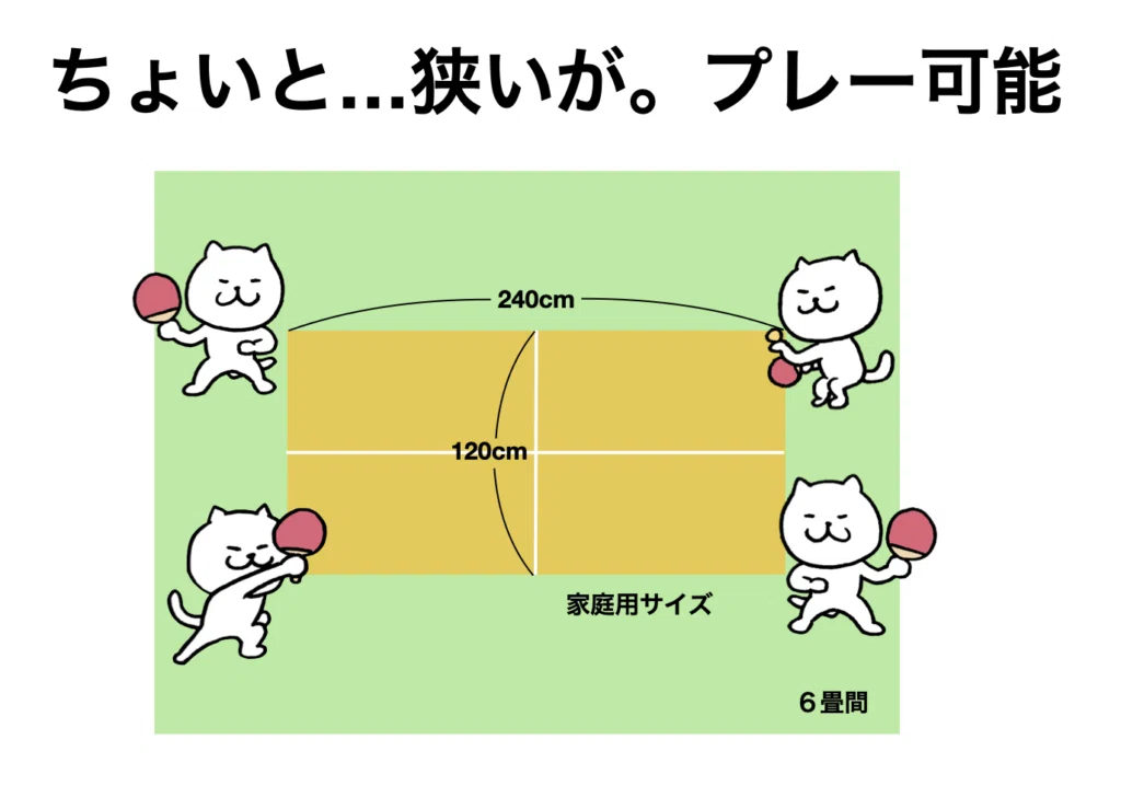 卓球台の公式サイズ・大きさや高さなど国際規格寸法について?｜かズ