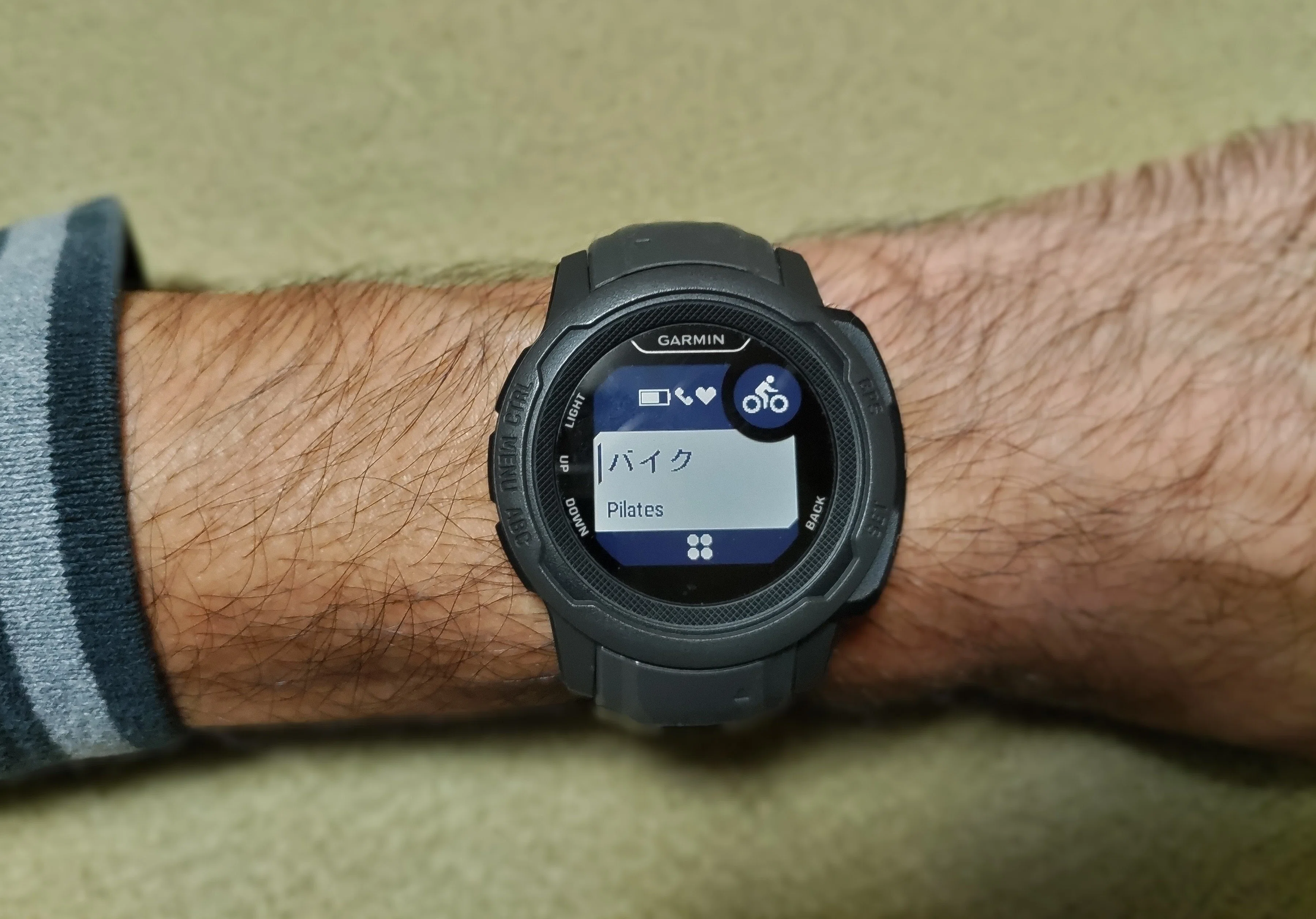 ロードバイクの心拍計としての GARMIN(ガーミン) Instinct