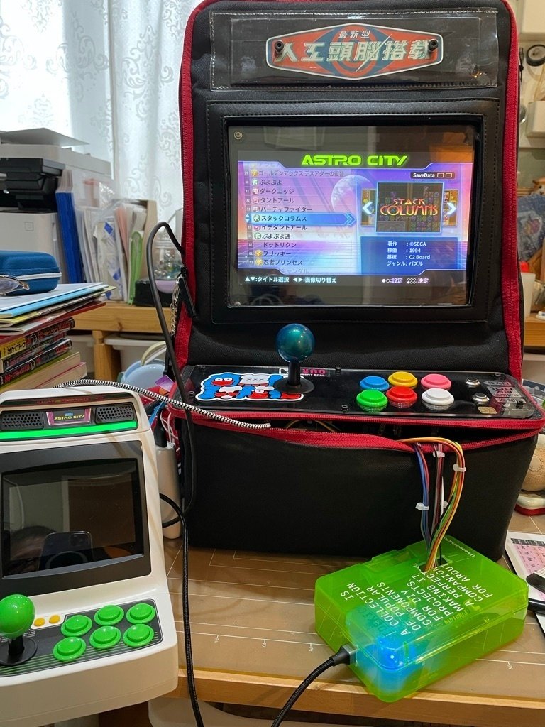 アーケード用ゲーム コラムスⅡ 自作 改造 アーケード用ゲーム コラムスⅡ 自作 改造