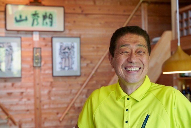 「ゲストハウス山秀朗(さんしゅうろう)」のオーナー、藤田健臣さん