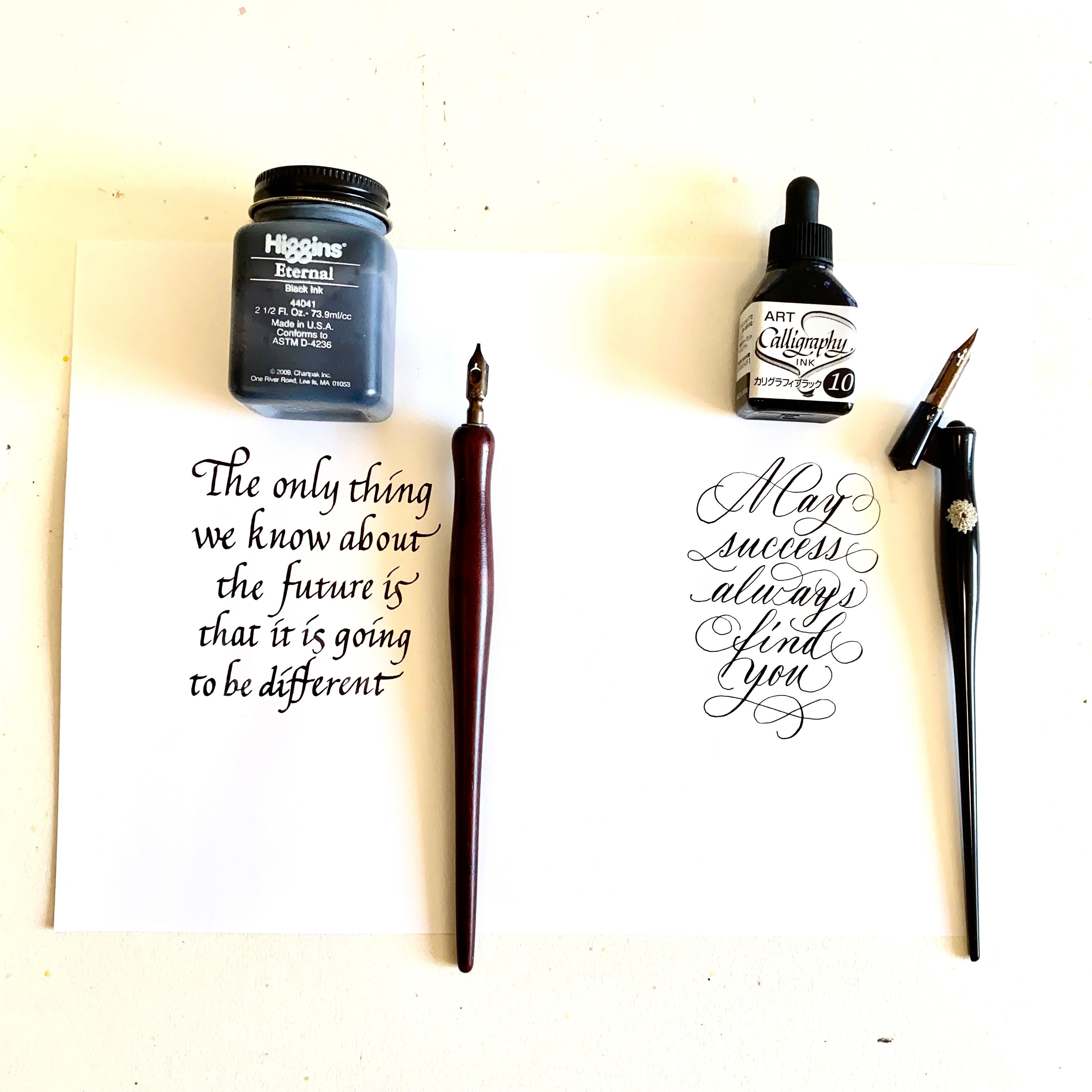 アシェット カリグラフィー calligraphy インク 万年筆 絵の具 画材 アートカリグラフィーインク 12色セット （各色10ml