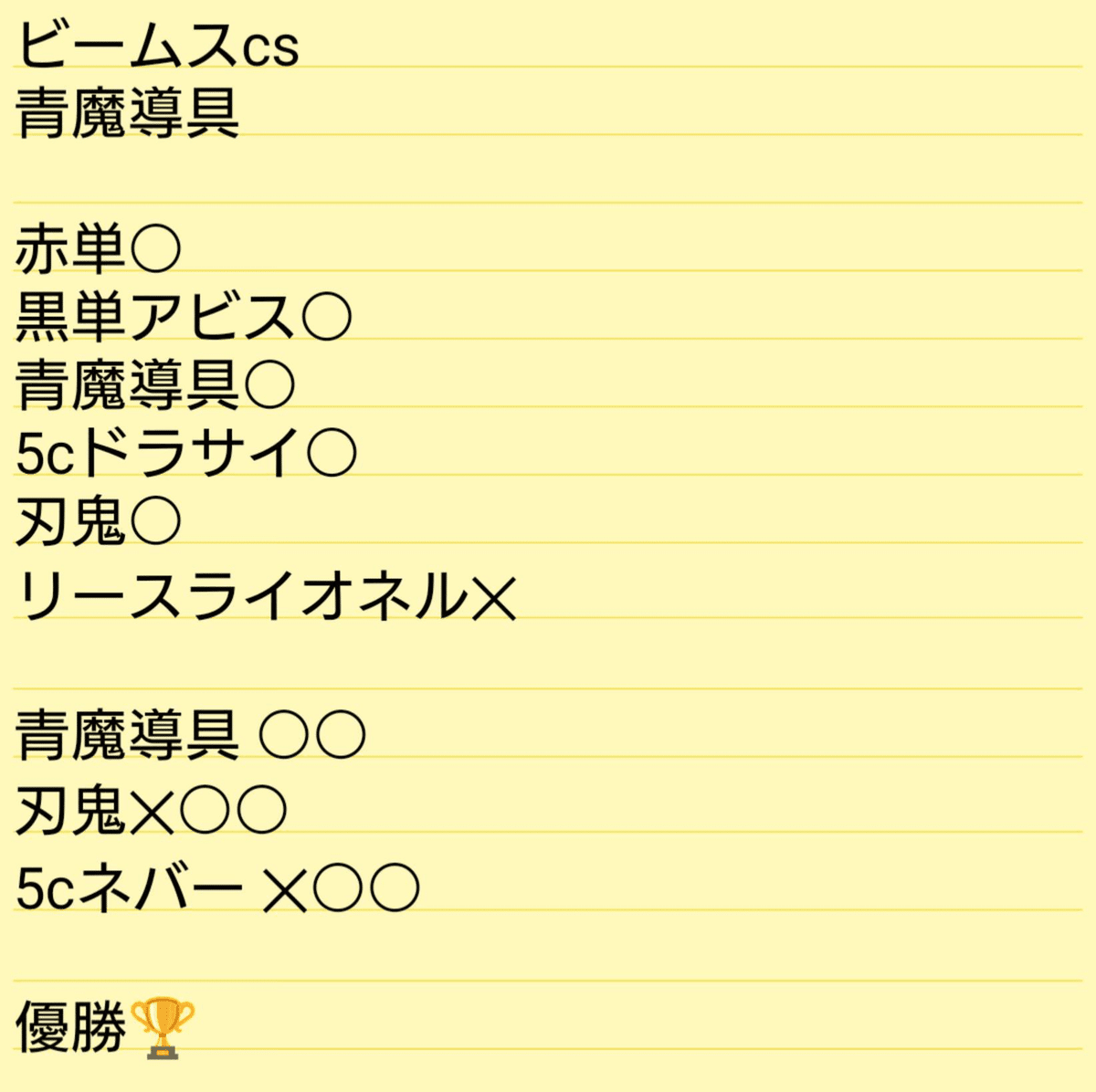 CS優勝】青魔導具解説｜りゅー