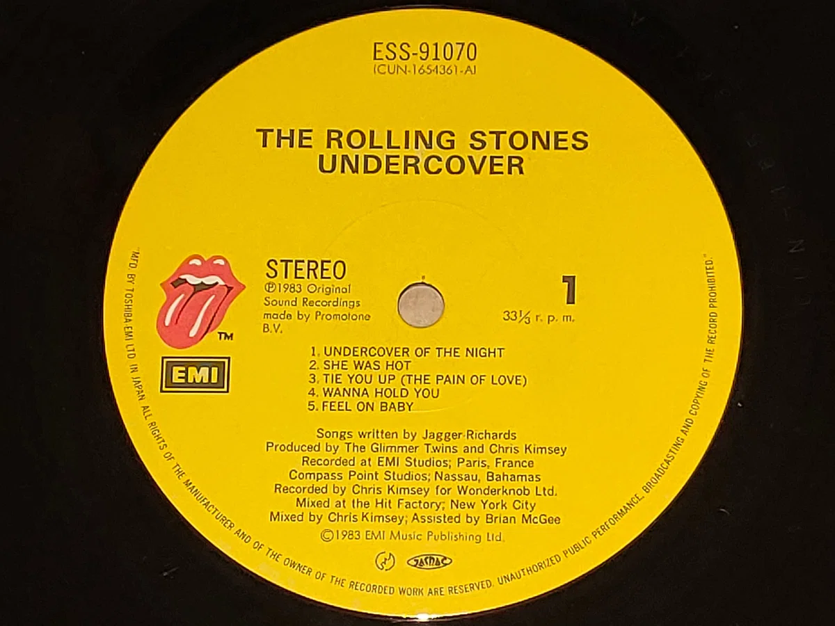 Undercover】(1983) Rolling Stones ヒップホップな80
