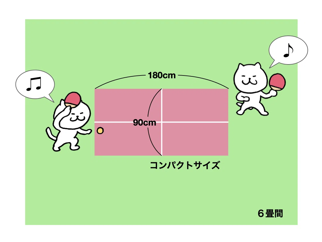 卓球台の公式サイズ・大きさや高さなど国際規格寸法について?｜かズ