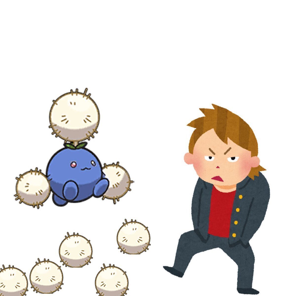 ポケモンがしたすぎる人間が始めた限界の大喜利【前編】｜灰色こたつ, image size:1200x1200