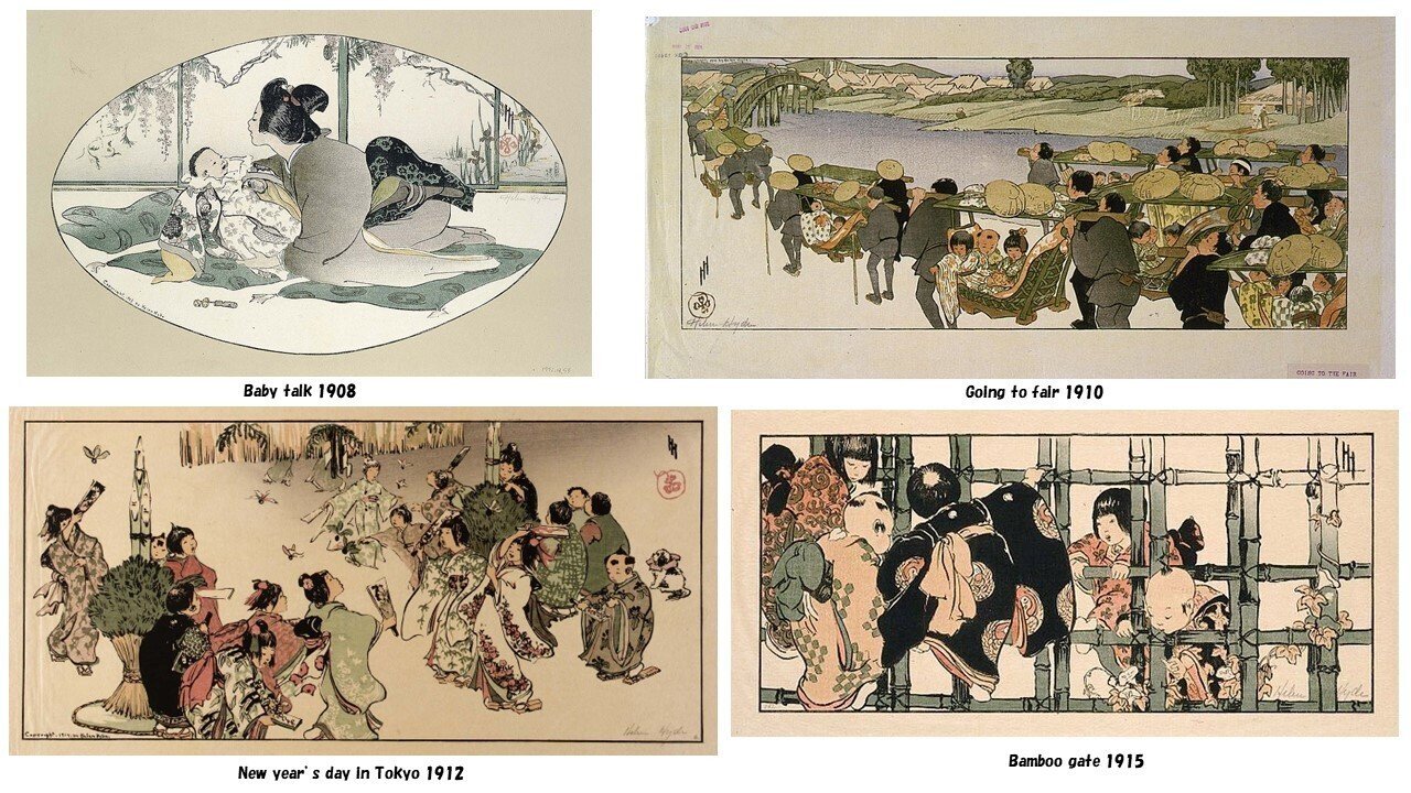 新版画展＞千葉市美術館 その3. 第一世代の外国人作家 ヘレン