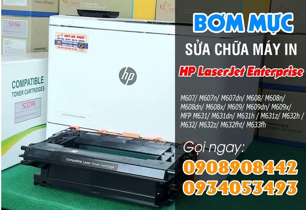 Đổ Mực Máy In HP M607/ M607n/ M607dn/ M608/ M608n/ M608dn Đổ Mực Máy In HP M607/ M607n/ M607dn/ M608/ M608n/ M608dn