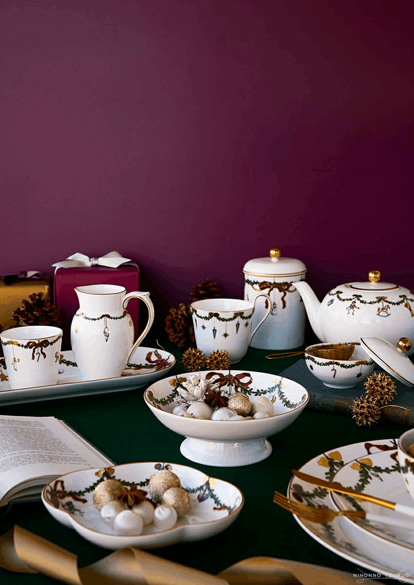 ロイヤルコペンハーゲンで彩る クリスマスを待つもみの木と