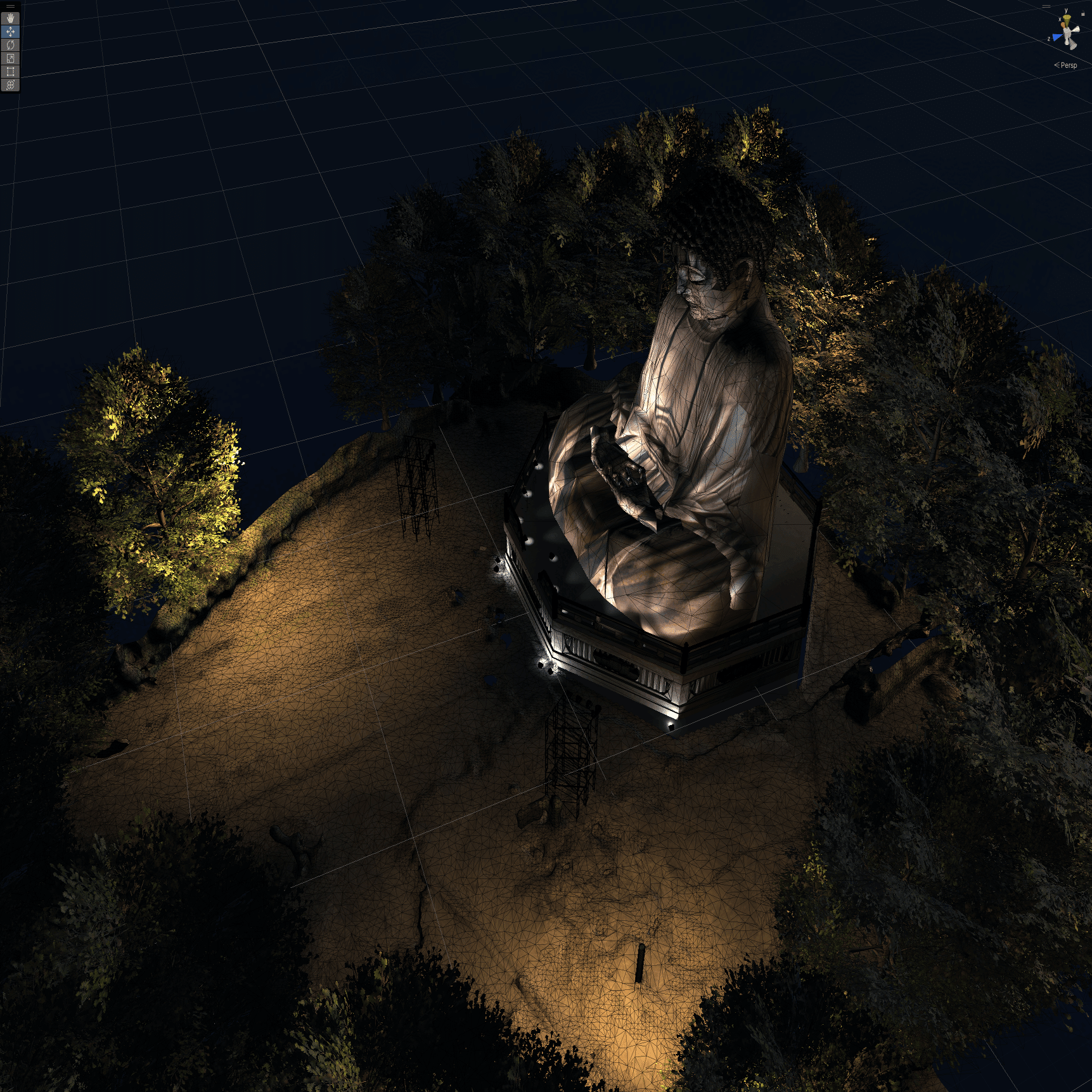 光の観光資源 Vol.2】 大仏様へのライトアップ｜芦木浩隆