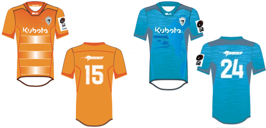 東海大仰星 ラグビージャージ3色セット 東海大仰星 ラグビージャージ3