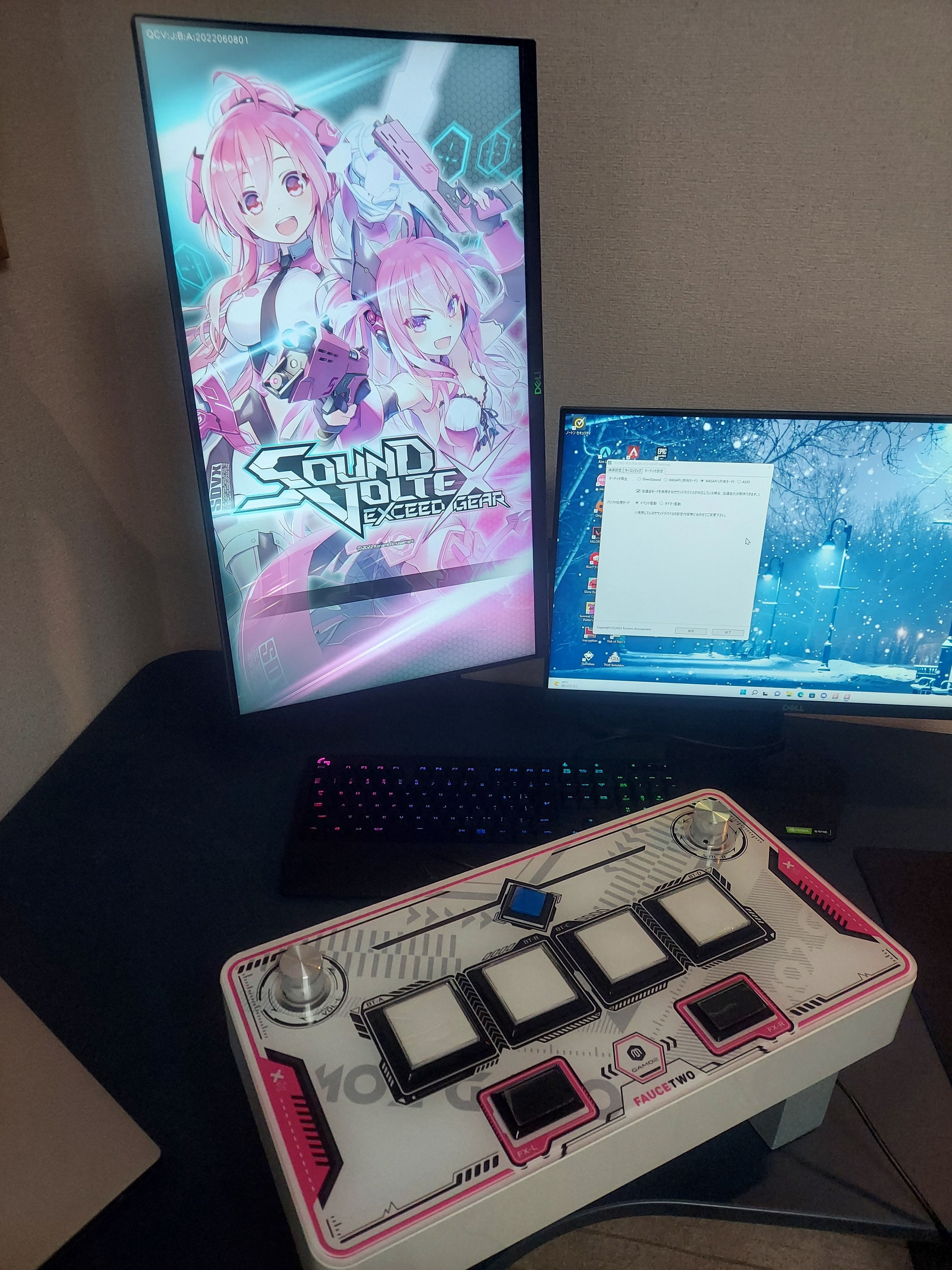 FAUCETWO コントローラー SDVX サウンドボルテックス つまみ調整可