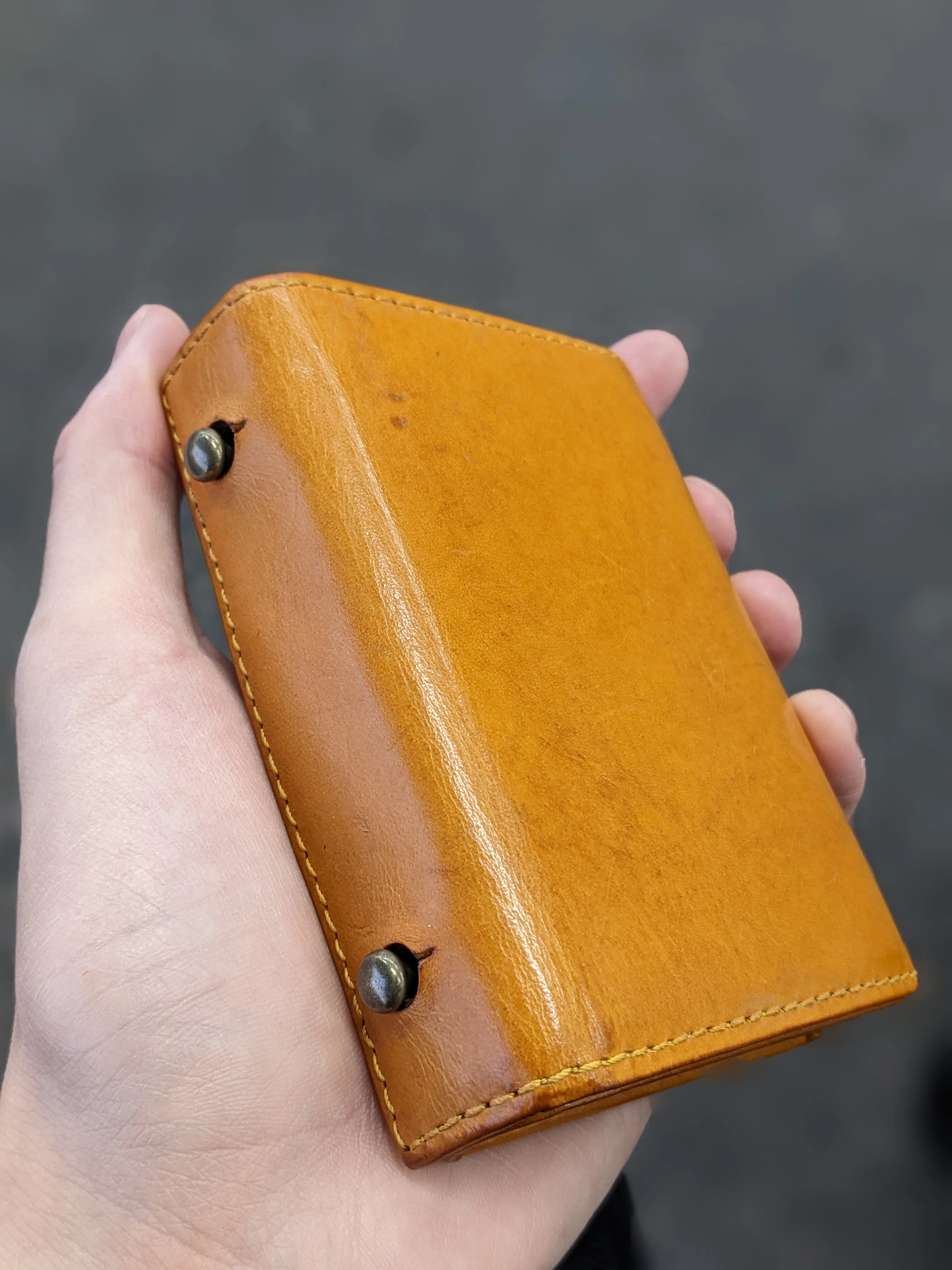 【美品】m+ エムピウ ミッレフォッリエ　ナポリ　経年変化 エムピウmillefoglie 経年変化レビュー｜優銀🐸