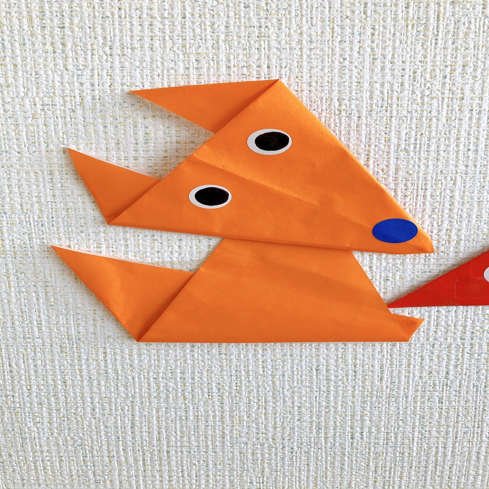 秋の製作 キツネとキノコ のびっこ向陽台 Note