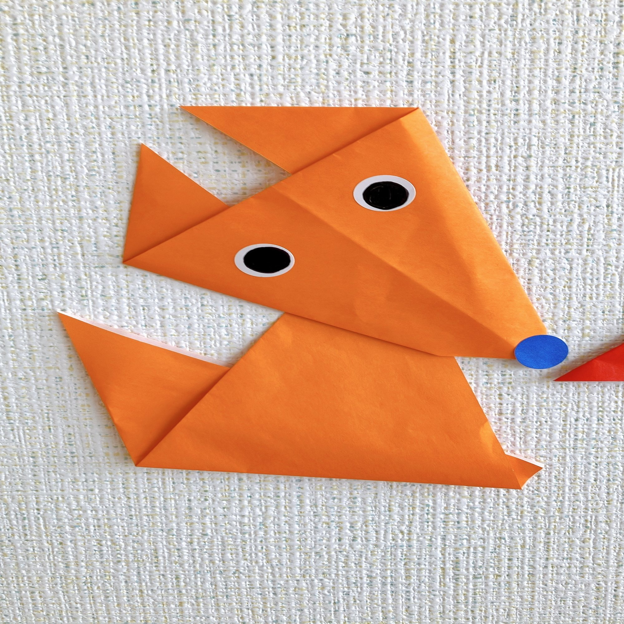 秋の製作 キツネとキノコ のびっこ向陽台 Note