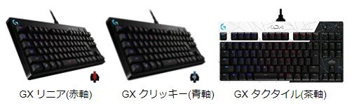 Logicool G のGproXキーボード G-PKB-002とG-PKB-002lnd/ck/tcの違い ...