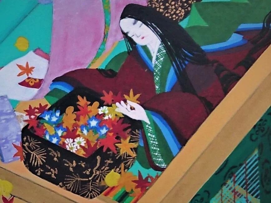 源氏物語絵巻第54帖 帯 愉しく