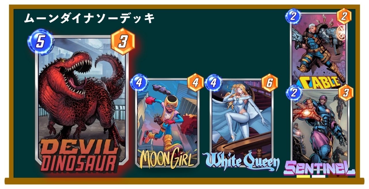 Marvel Snap デッキ解説】シリーズ1⃣2⃣3⃣対応「kazoo」解説｜AKI