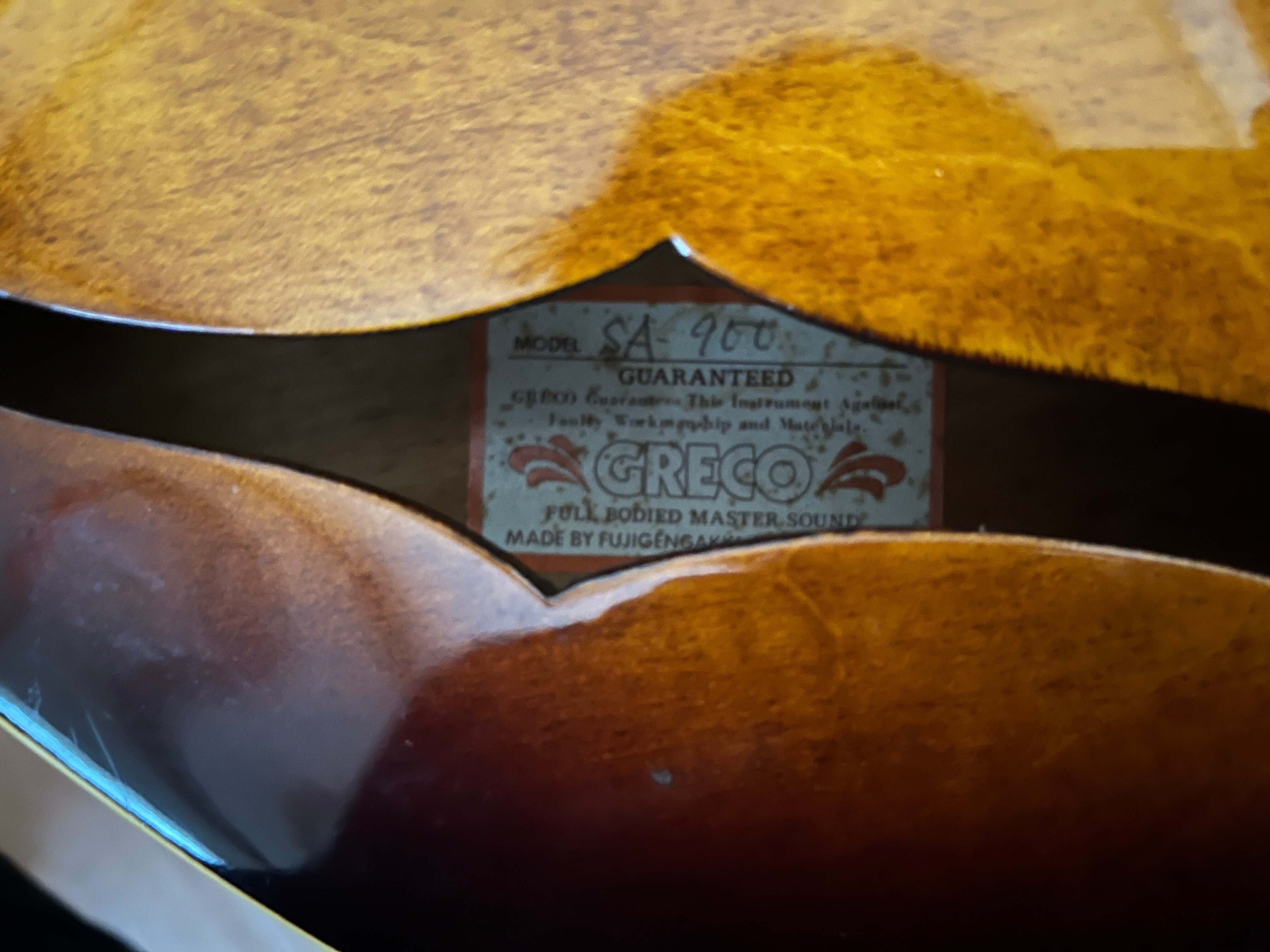 使用機材-Greco SA-900-｜NAKADA Shugo