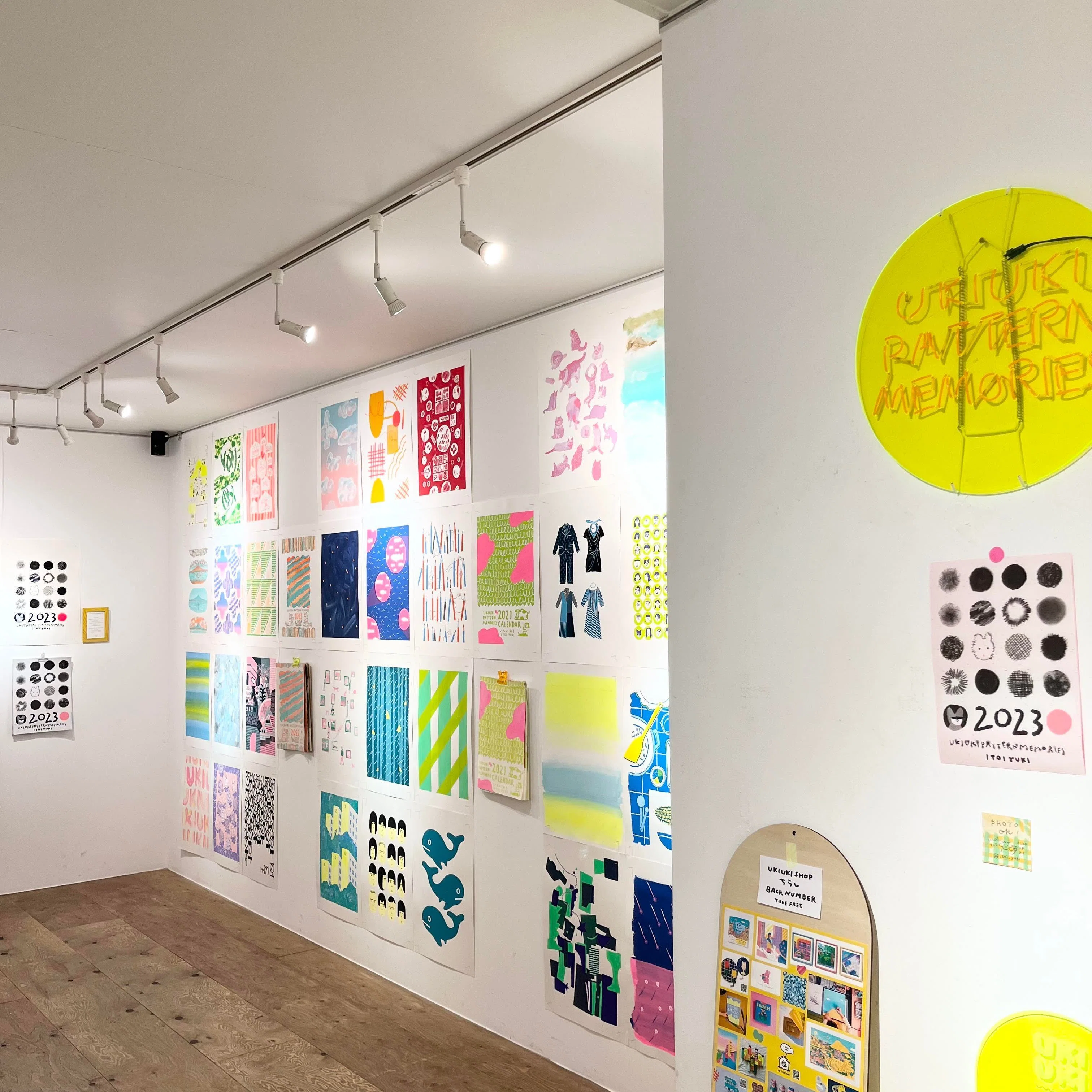 ITOI YUKI CALENDAR EXHIBITION UKIUKI PATTERN MEMORIES」ご来場 