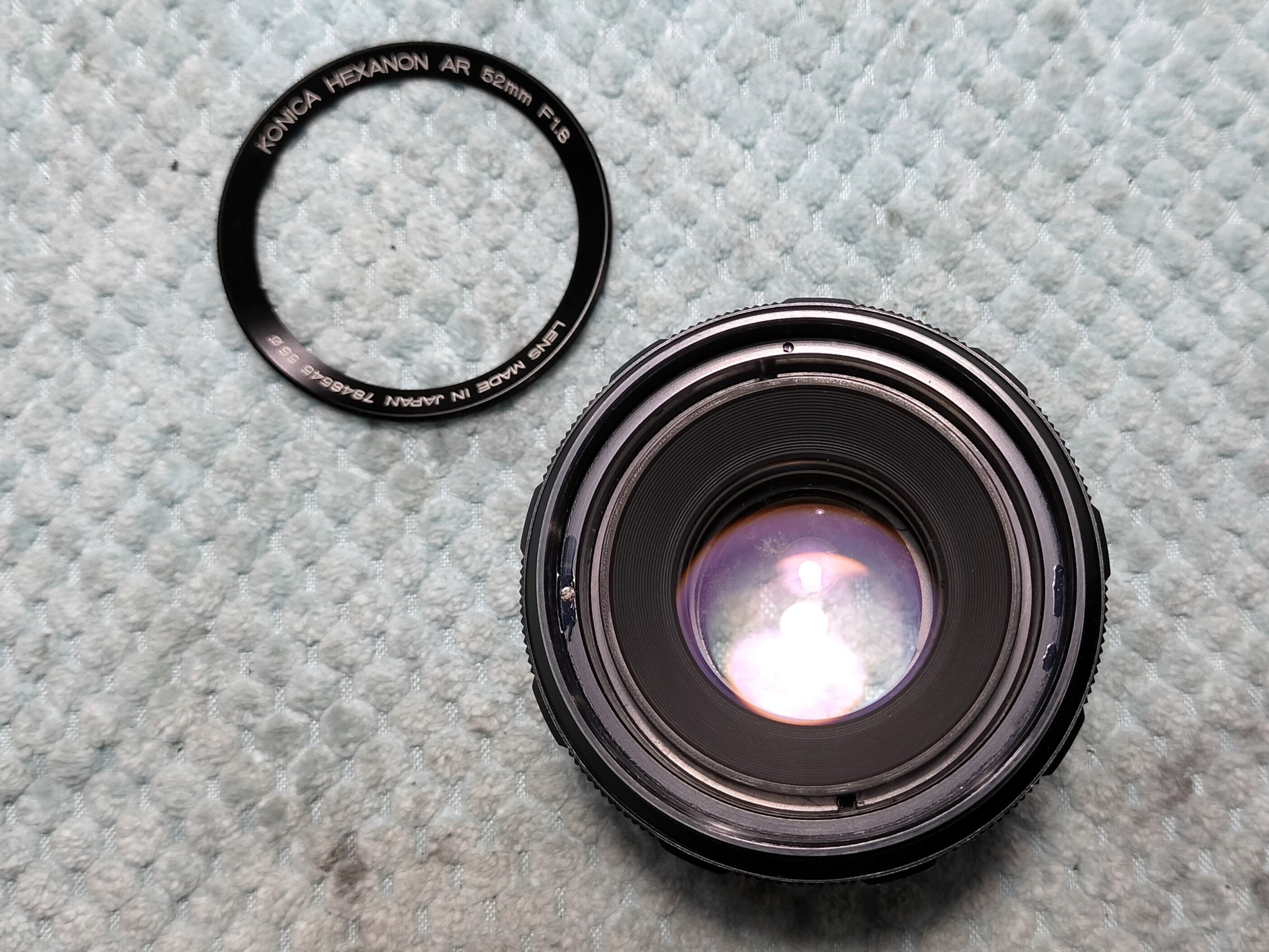 Konica Hexanon AR 52mm F/1.8の分解|フィルムカメラ修理の Konica Hexanon AR 52mm F/1.8の分解|フィルムカメラ修理の