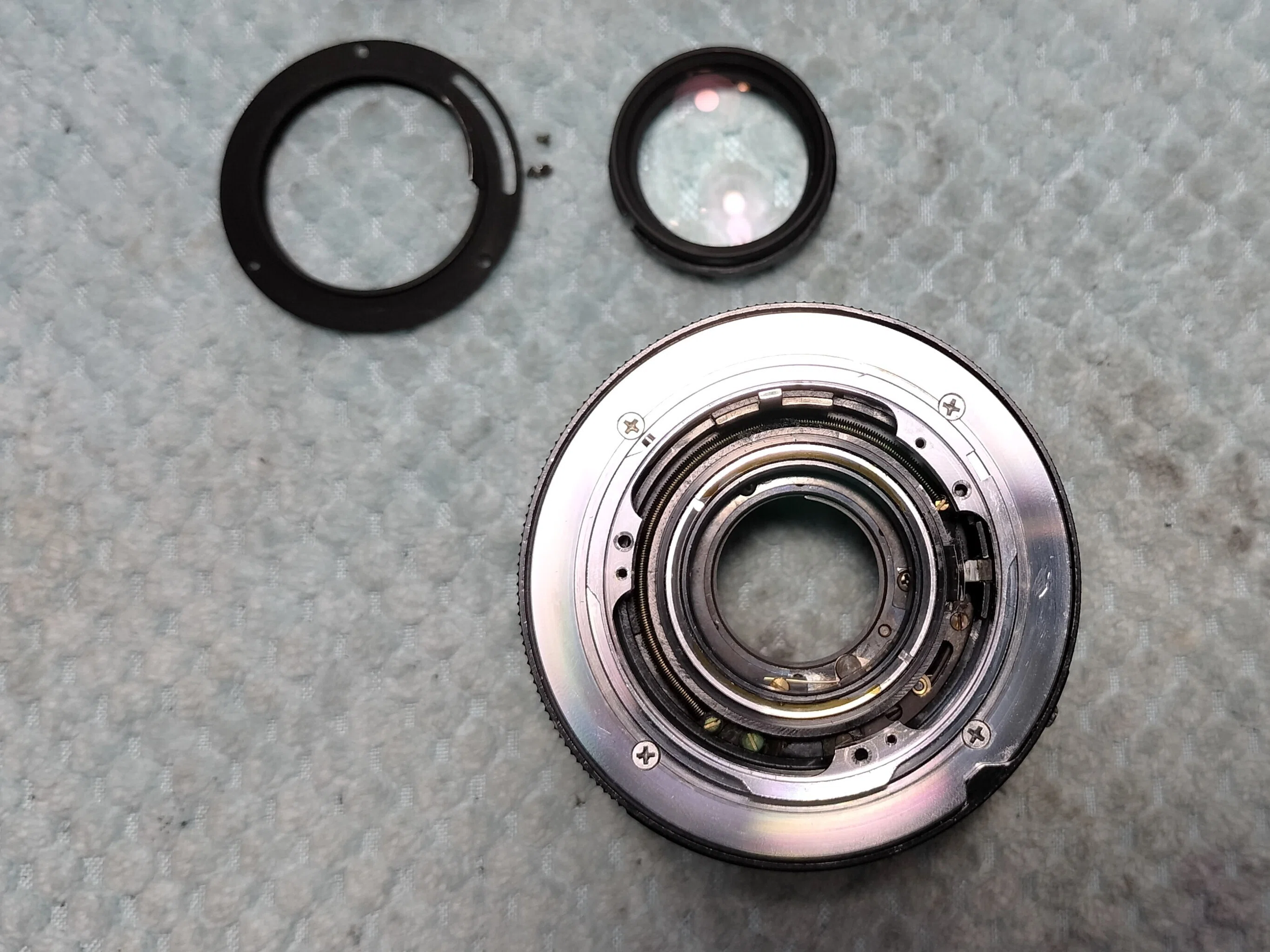 Konica Hexanon AR 52mm F/1.8の分解｜フィルムカメラ修理のアクアカメラ