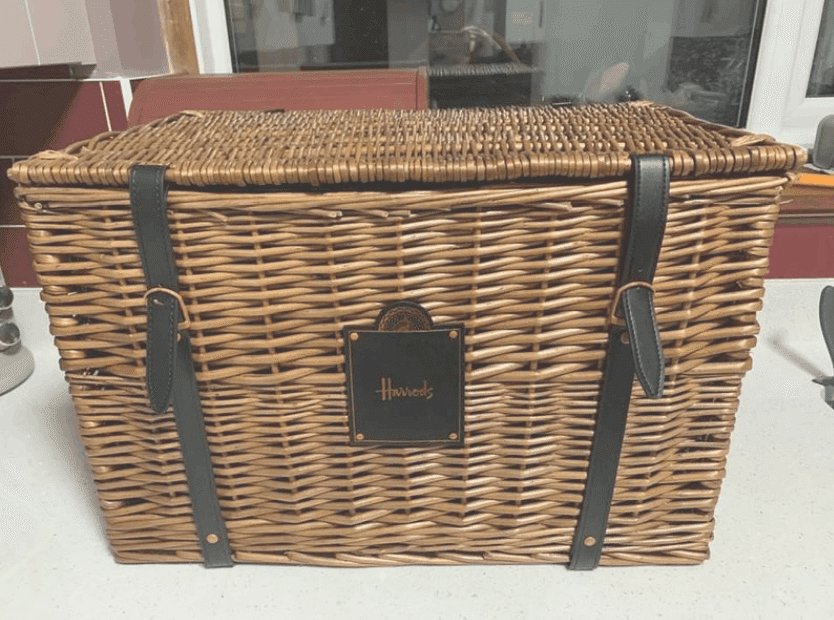 ハロッズ ハンパー ピクニック バスケット harrods ティー セット