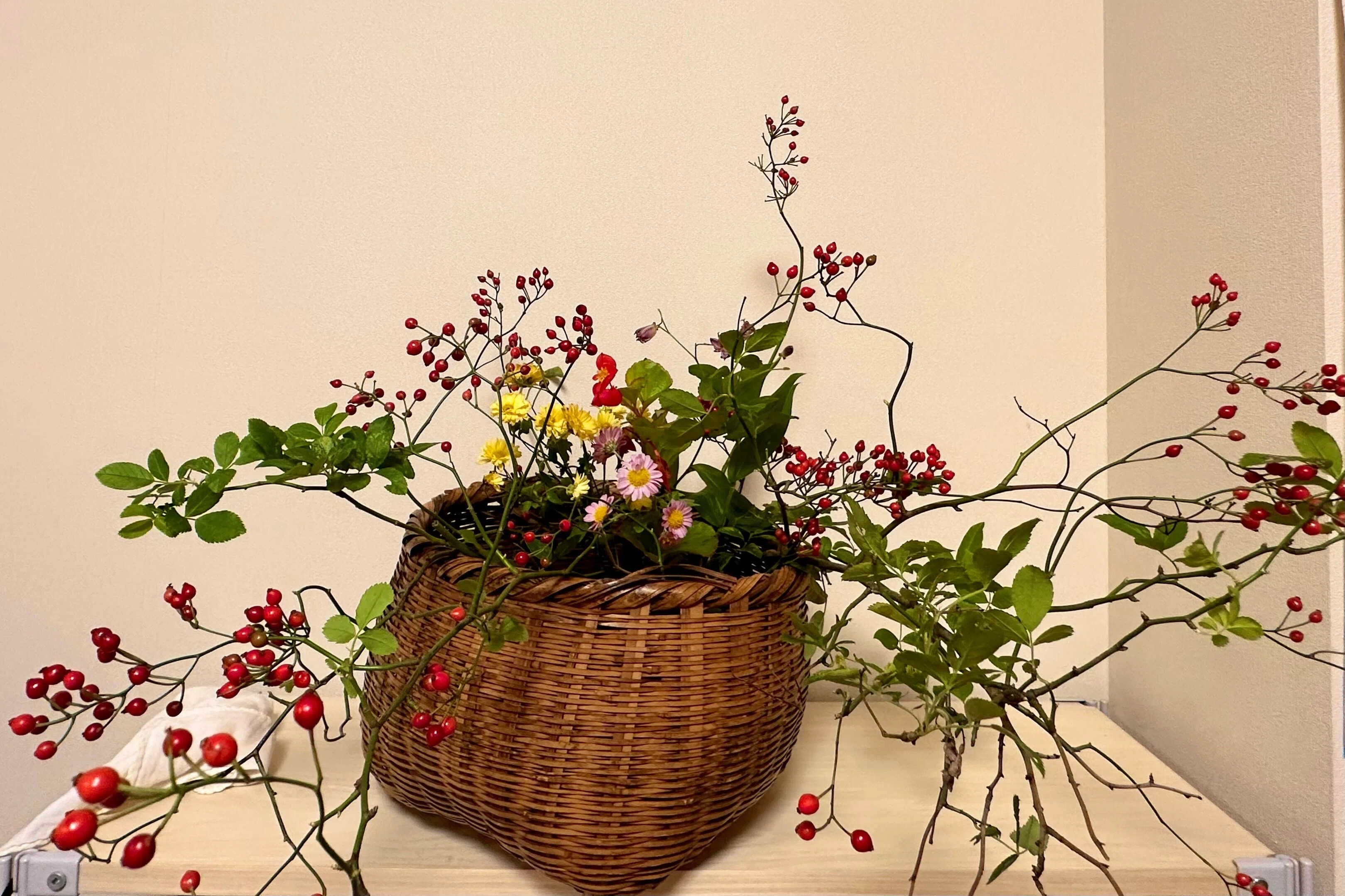 なげいれ」の花 十一月のお稽古 #8｜勢〆（せしめ）ゆか