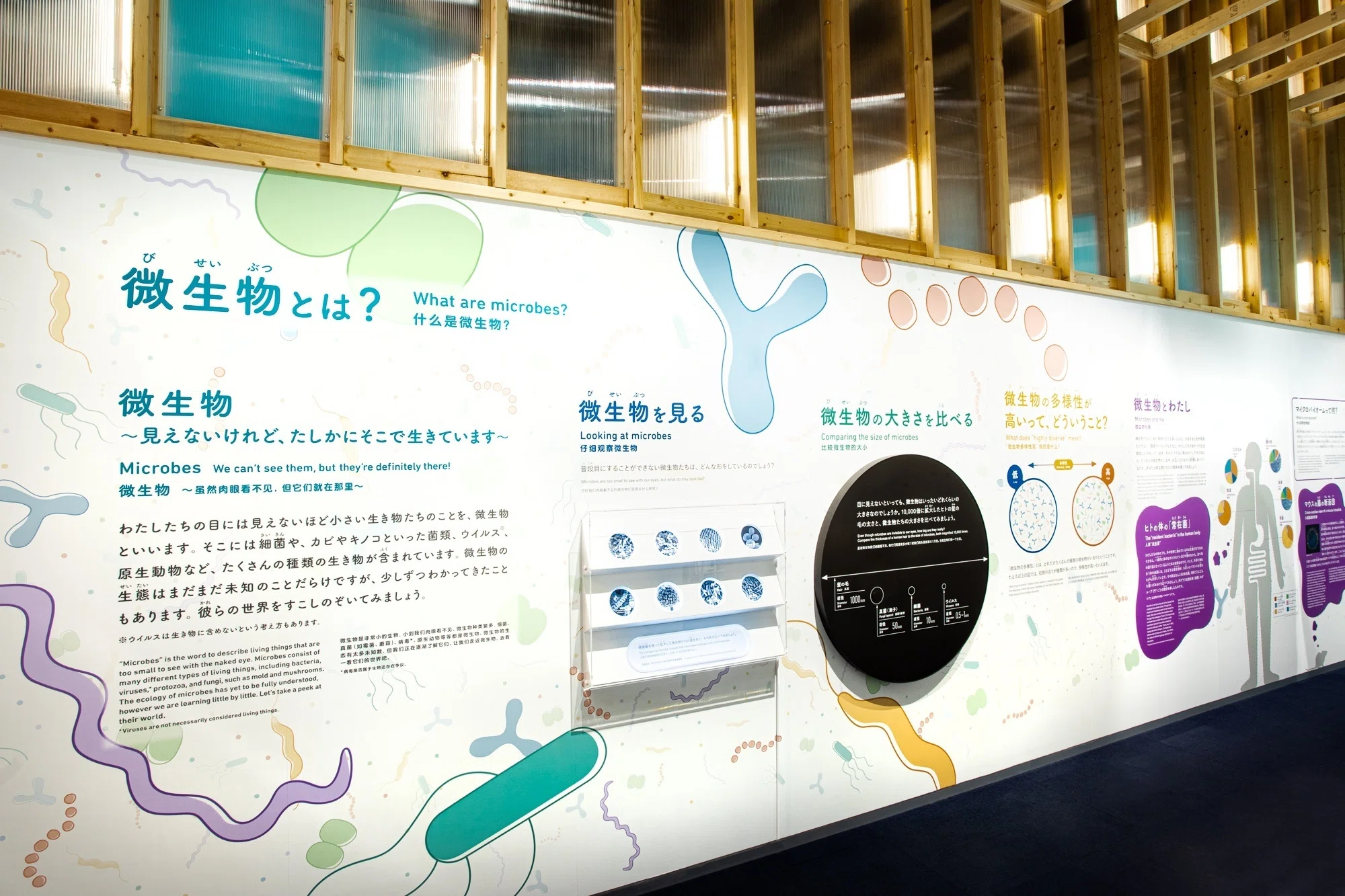 The Challenge of Representing Microbial Diversity in an Exhibition