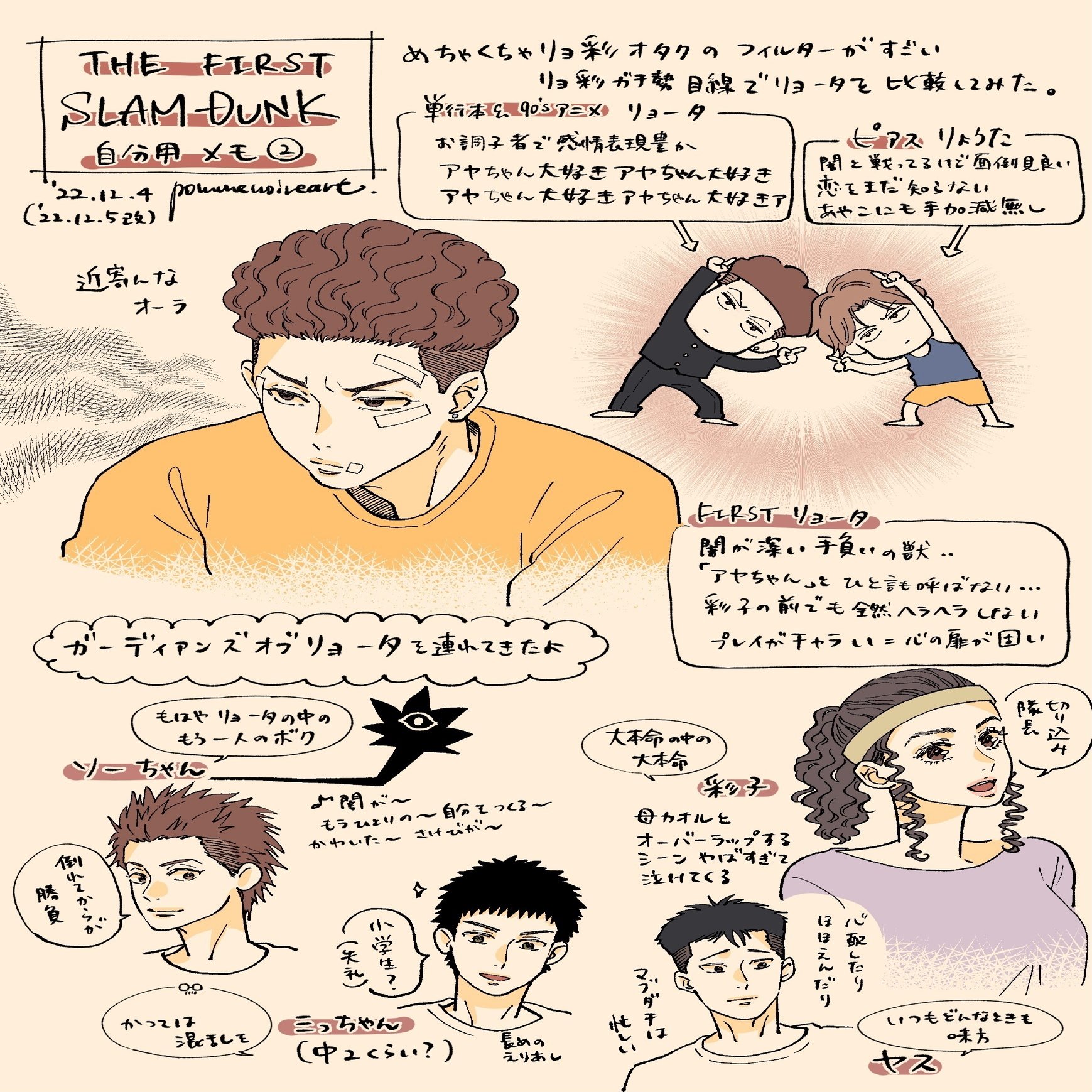 ネタバレ注意 第ゼロ感 歌詞考察から見るthe First Slam Dunk自分用メモ さそり Note