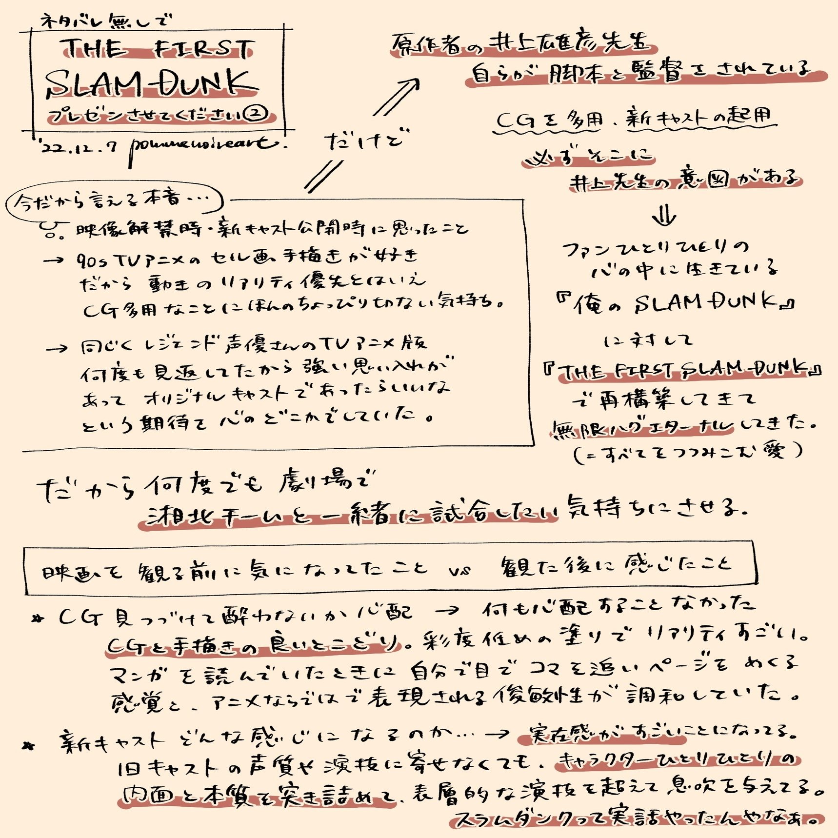 ネタバレ注意 第ゼロ感 歌詞考察から見るthe First Slam Dunk自分用メモ さそり Note