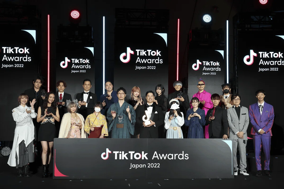 2022年、TikTokで活躍したクリエイターを表彰する「oo Creator of the