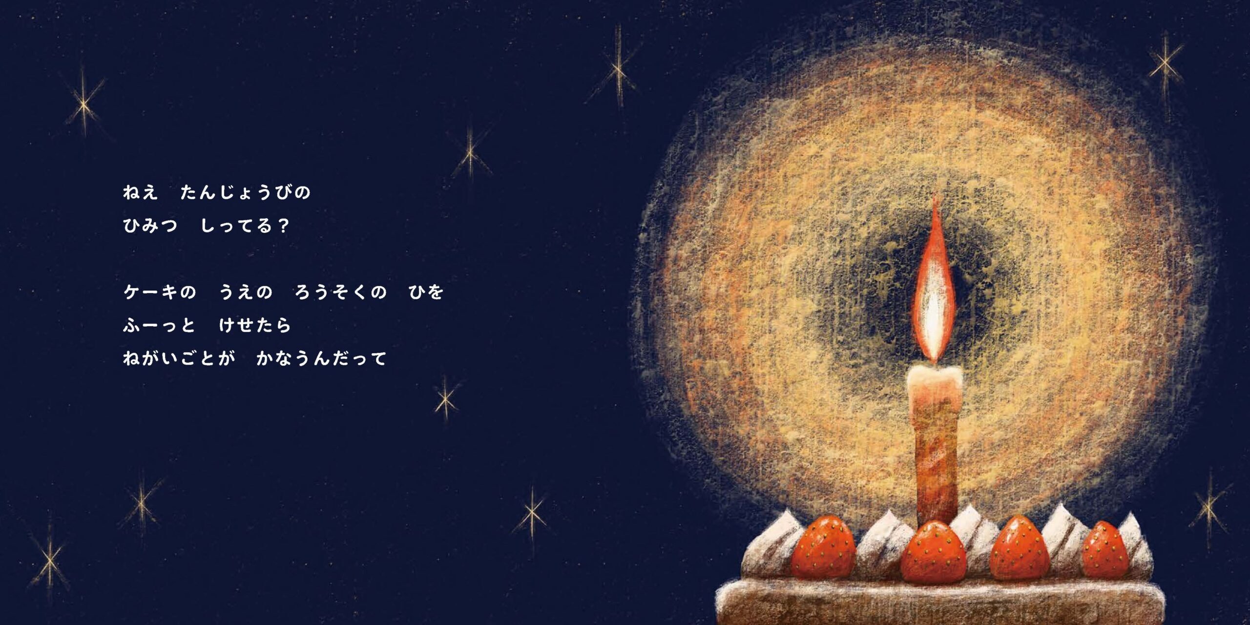 だれしも遠い昔にやった覚えのあるだろう、小さい頃の誕生日のお話