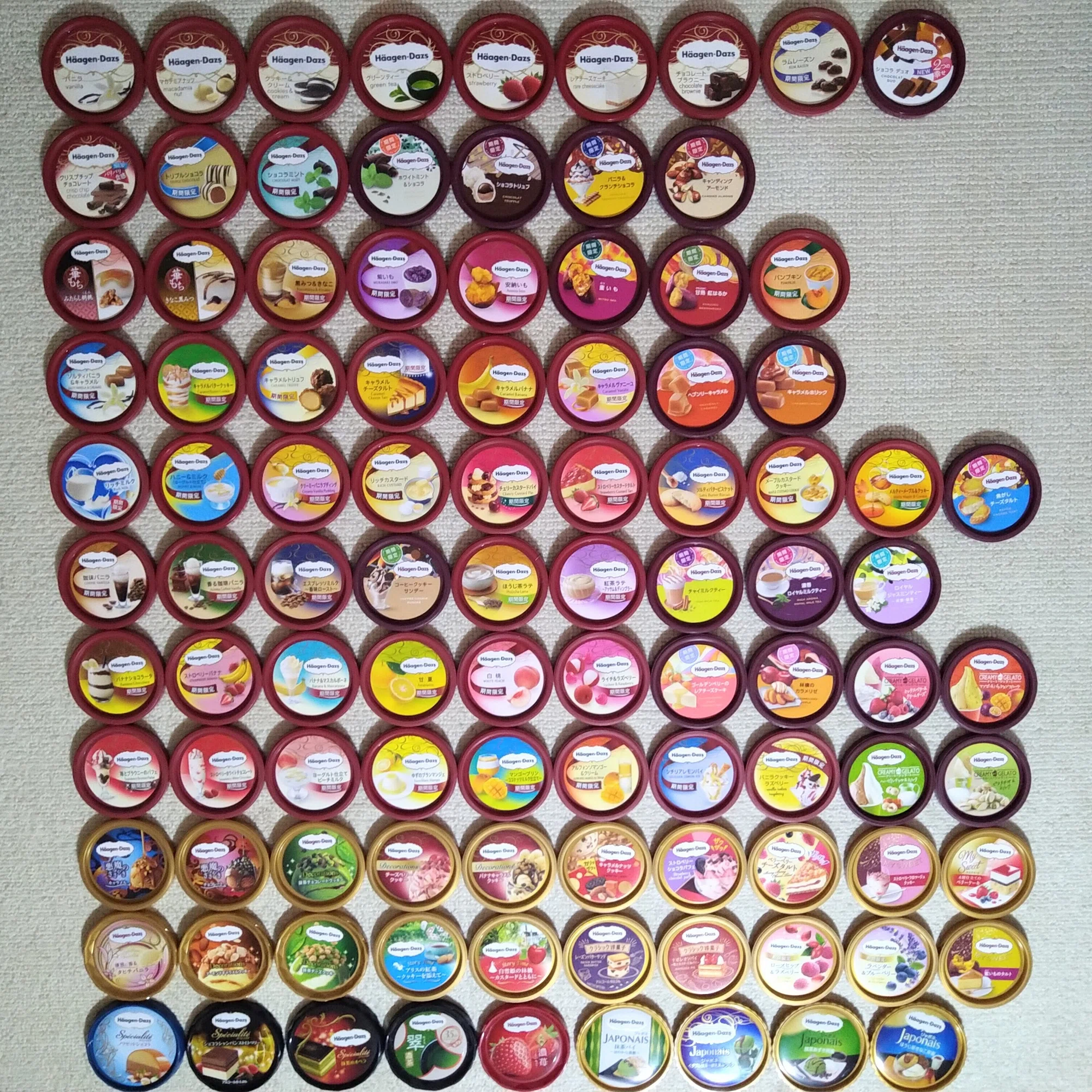 ハーゲンダッツの蓋を100種類集めたら次はギョウザを集めることになっ 
