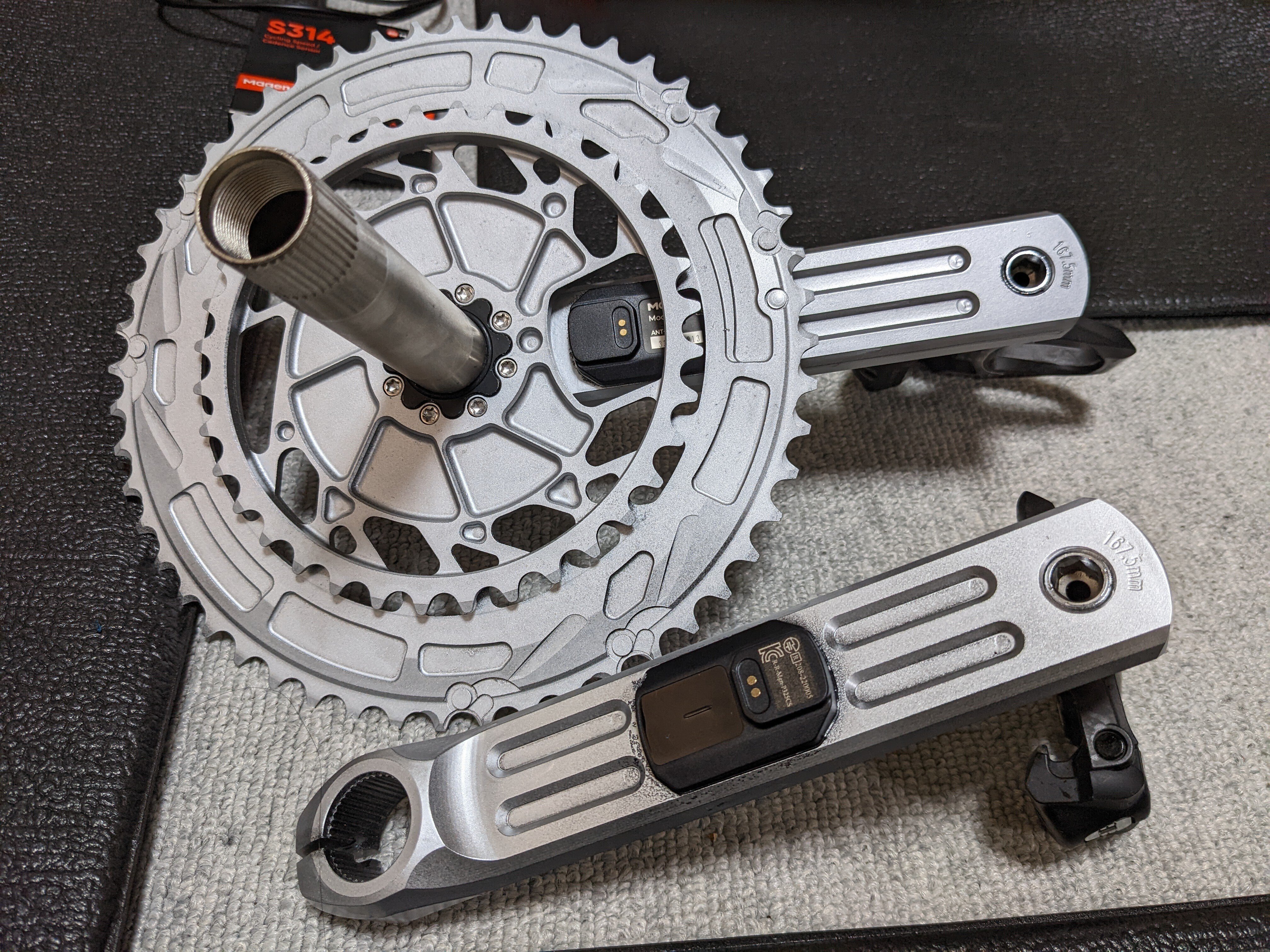 パーツ Magene p325cs P325 CS クランク型両足計測パワーメーター │ GROWTAC