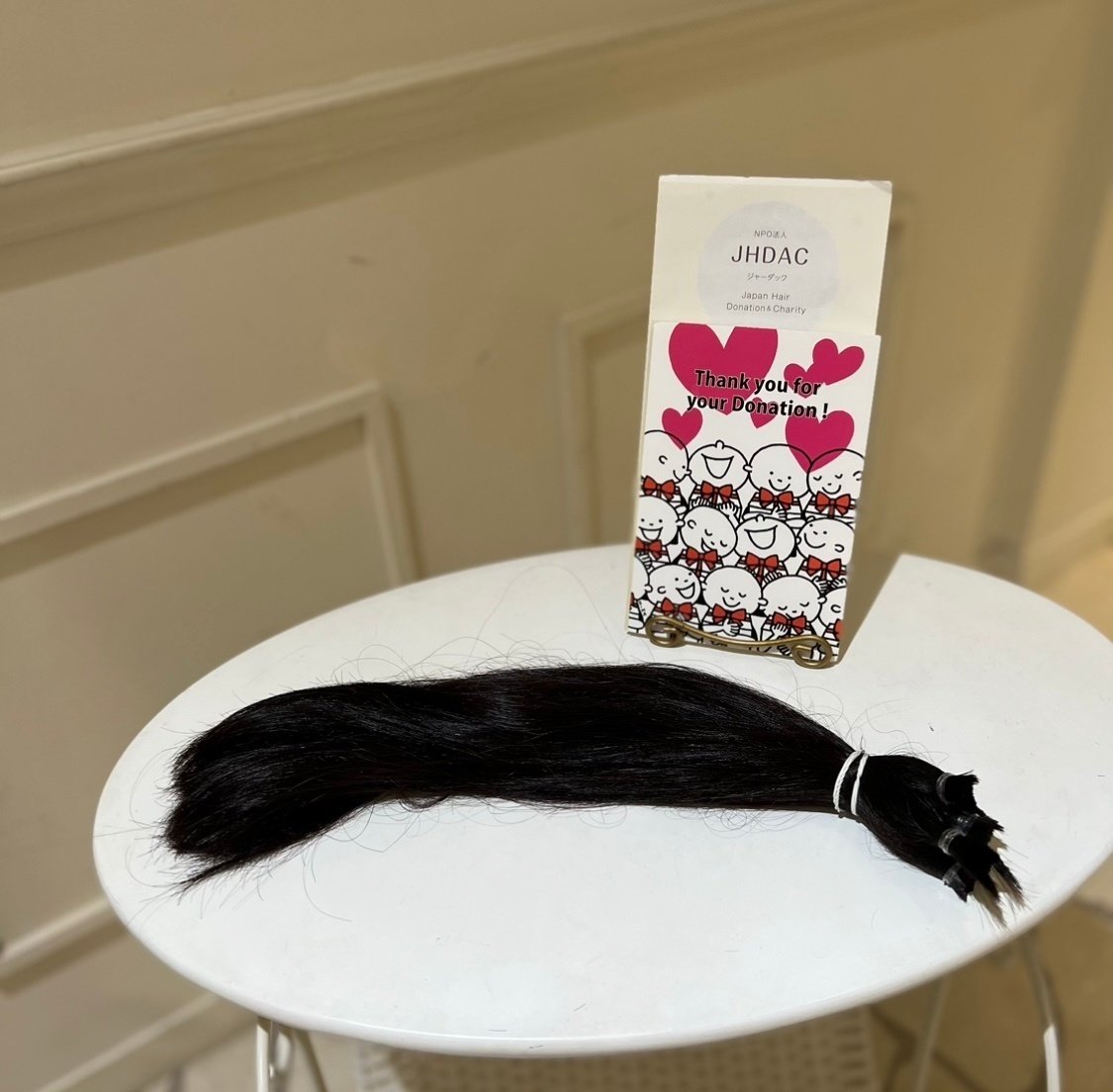 ヘアドネーションをした（髪を31cm切りました）｜夏野かおる