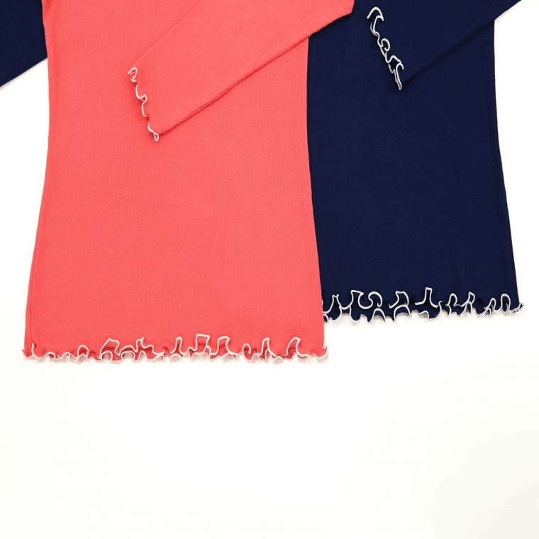 端処理 巻きロック仕上げ ロックミシン仕上げ 三つ折り仕上げ 巻き