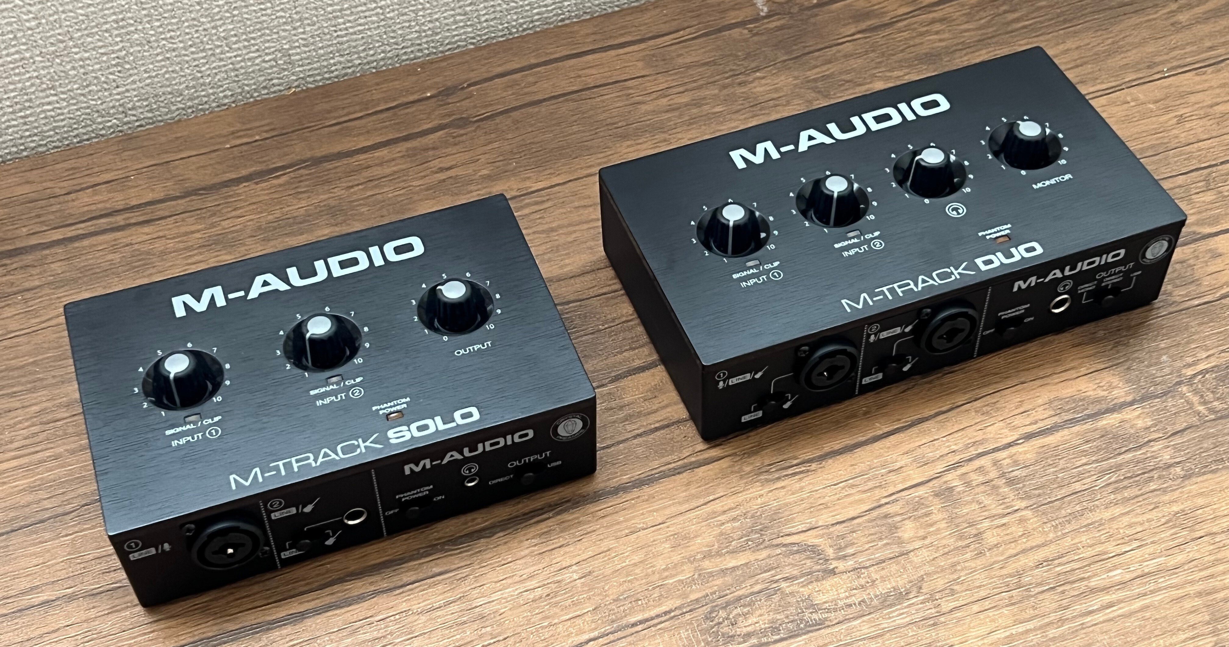 機材レビュー]M-AUDIO M-Track Duo - Soloとの比較｜Croquette