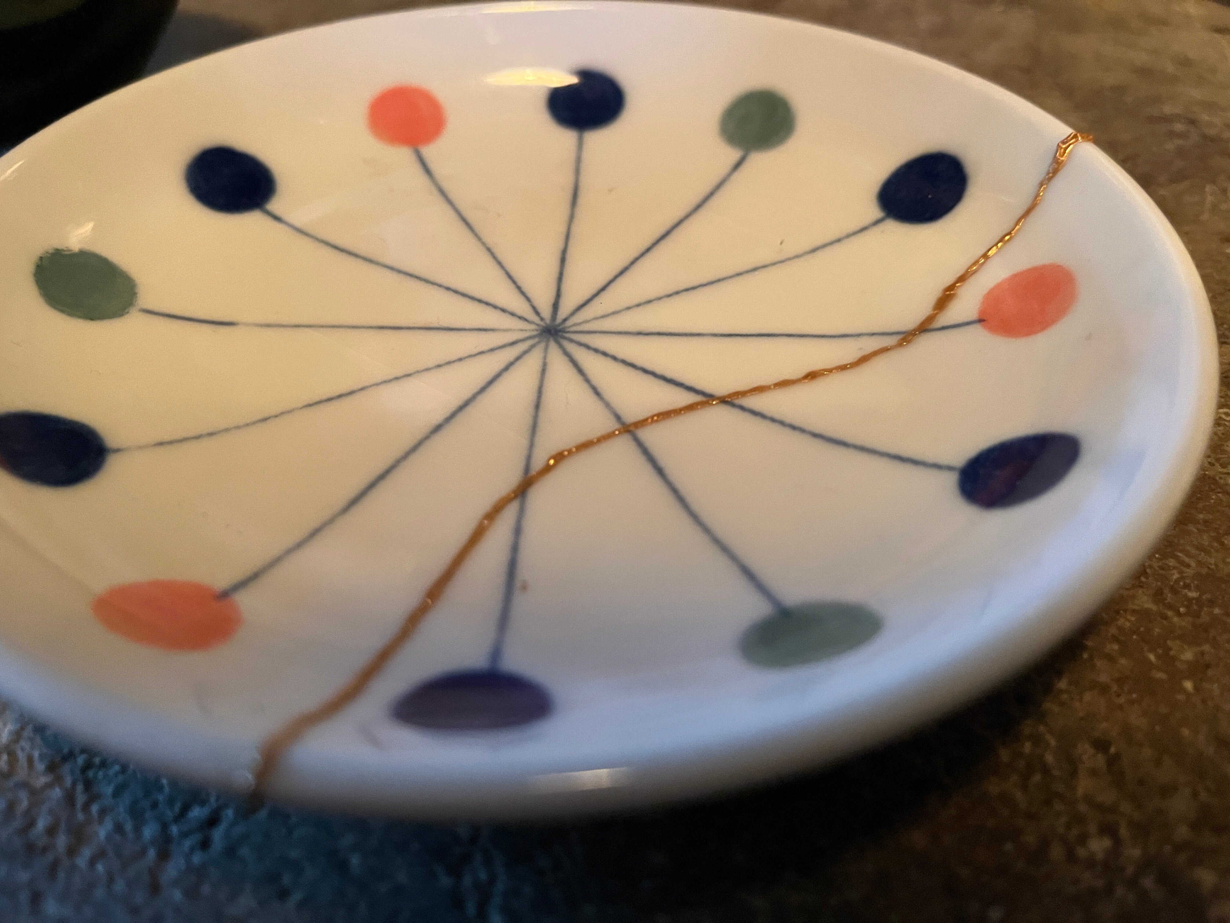 割れた食器の金継ぎ風補修-実践編-（2022.12.10)｜NAKADA Shugo