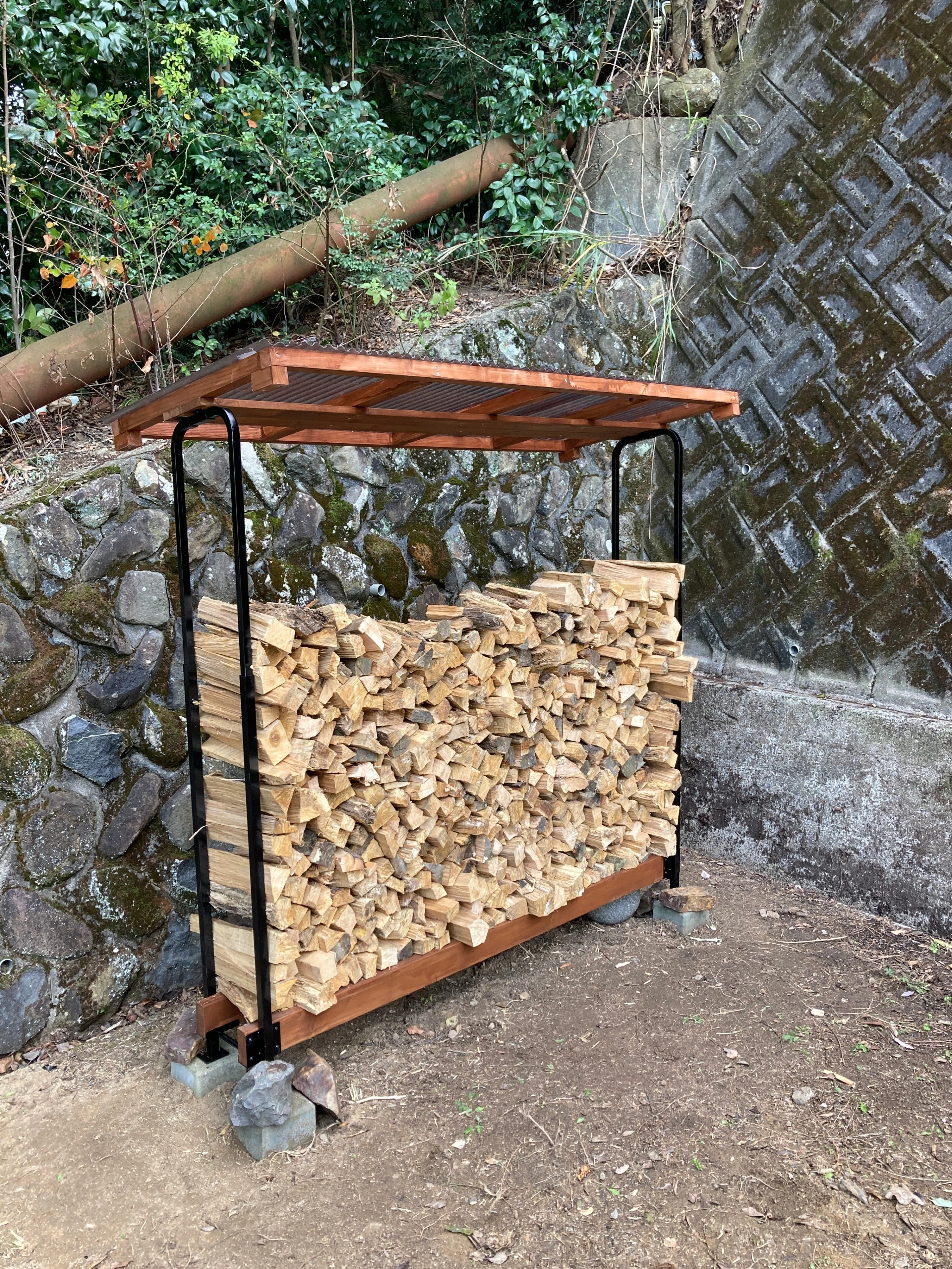 ど素人DIYで薪棚を作る【起業の日記】｜イワハシ