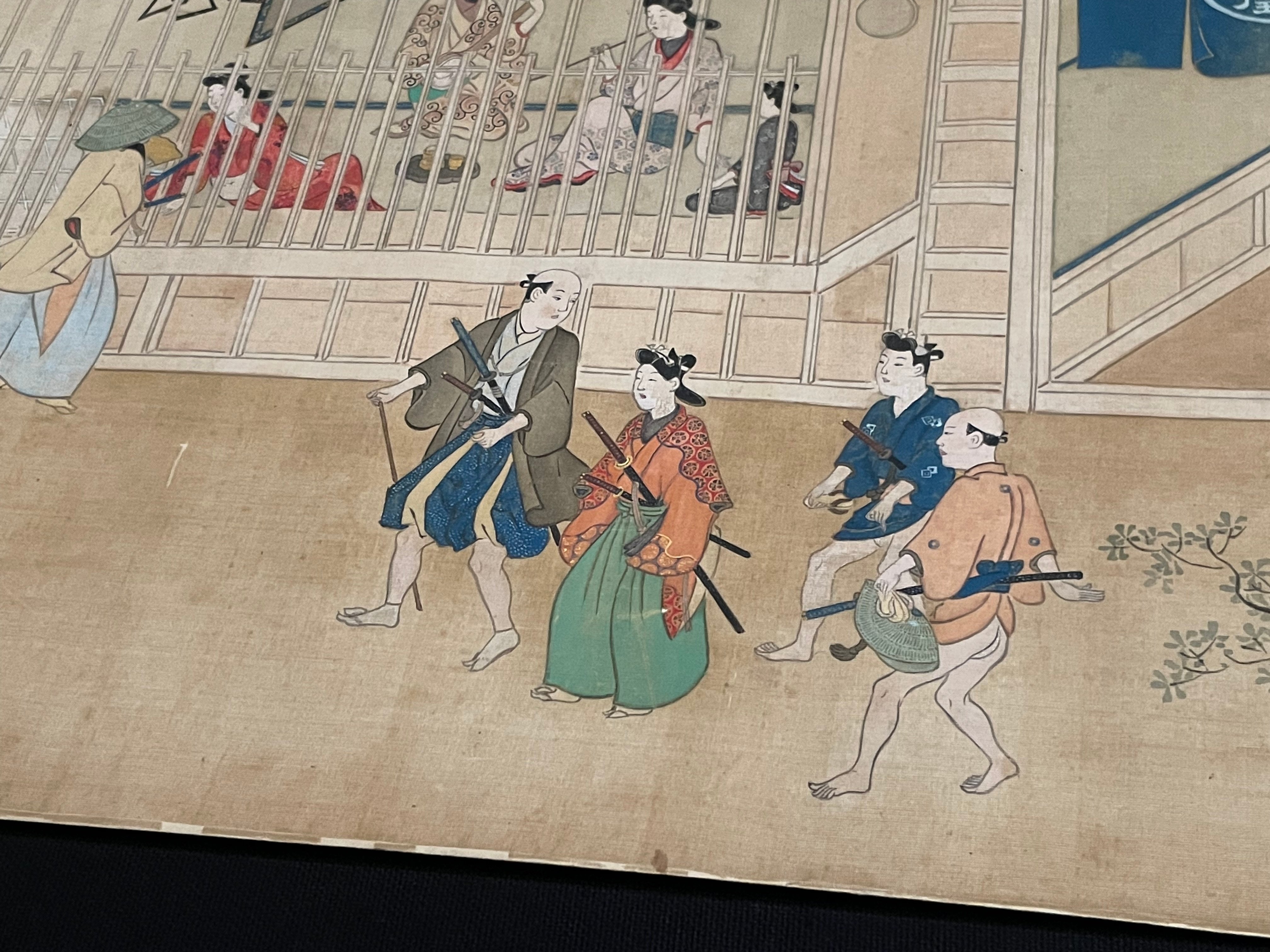 菱川師宣　紙本掛軸　【見返り美人】東京国立博物館蔵　巧藝画　師宣の代表作　桐箱 菱川師宣 紙本掛軸 【見返り美人】東京国立博物館蔵 巧藝画 師宣