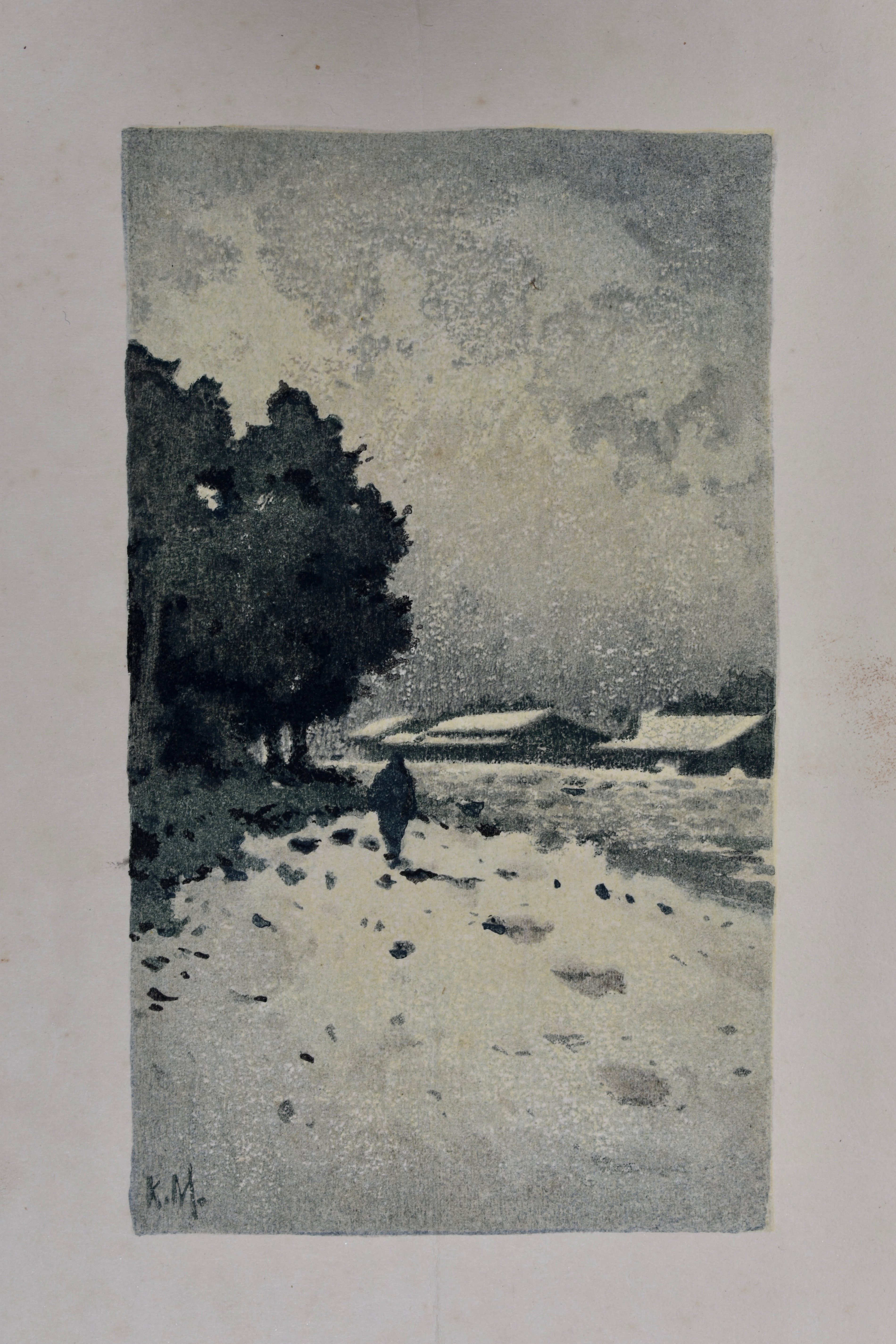 小説口絵木版画水野年方画、小説吉野、三宅青軒著 小説口絵木版画水野年方画、小説吉野、三宅青軒著