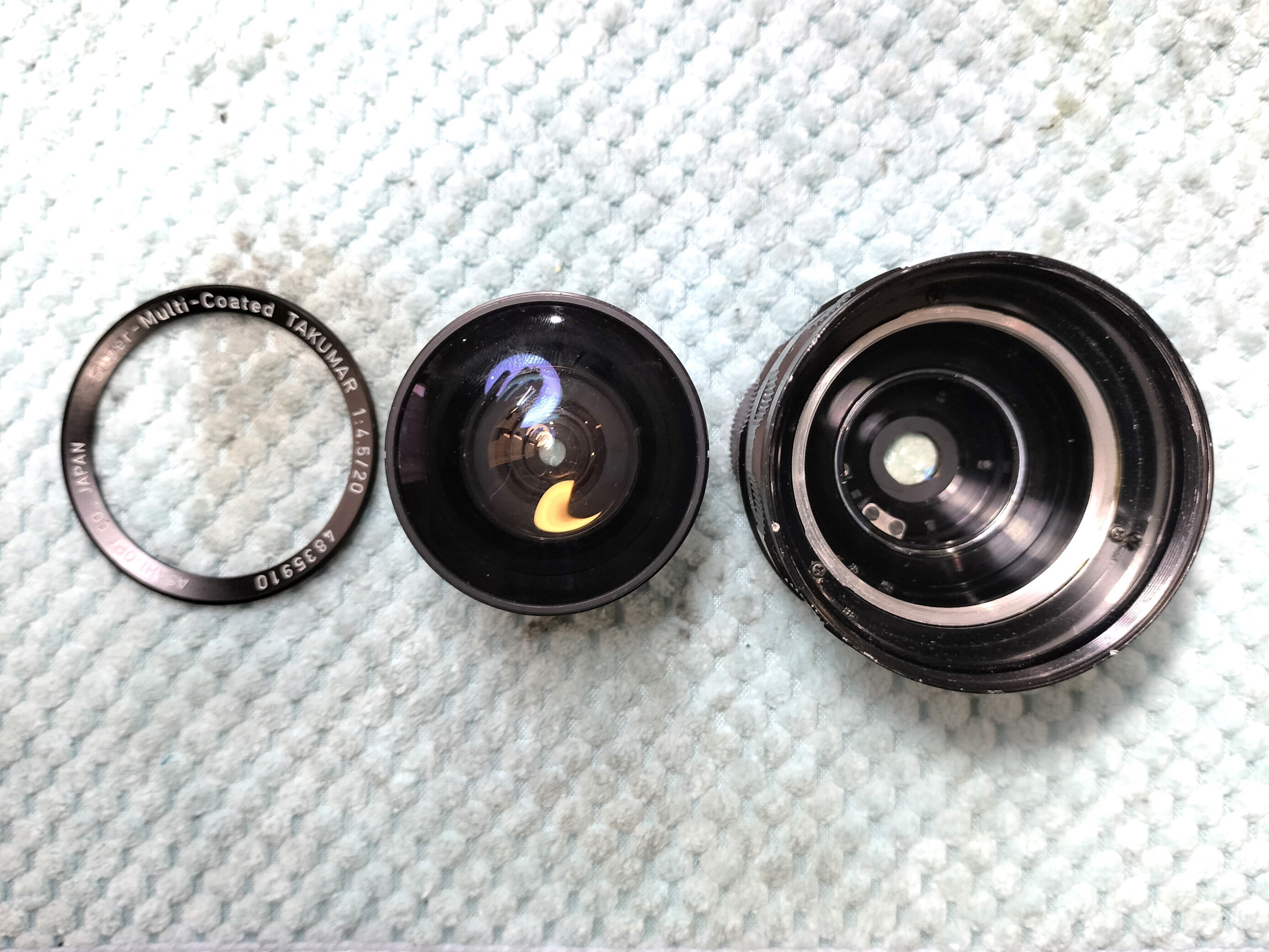 Pentax Super-Multi-Coated Takumar 20mm F/4.5の分解｜フィルムカメラ