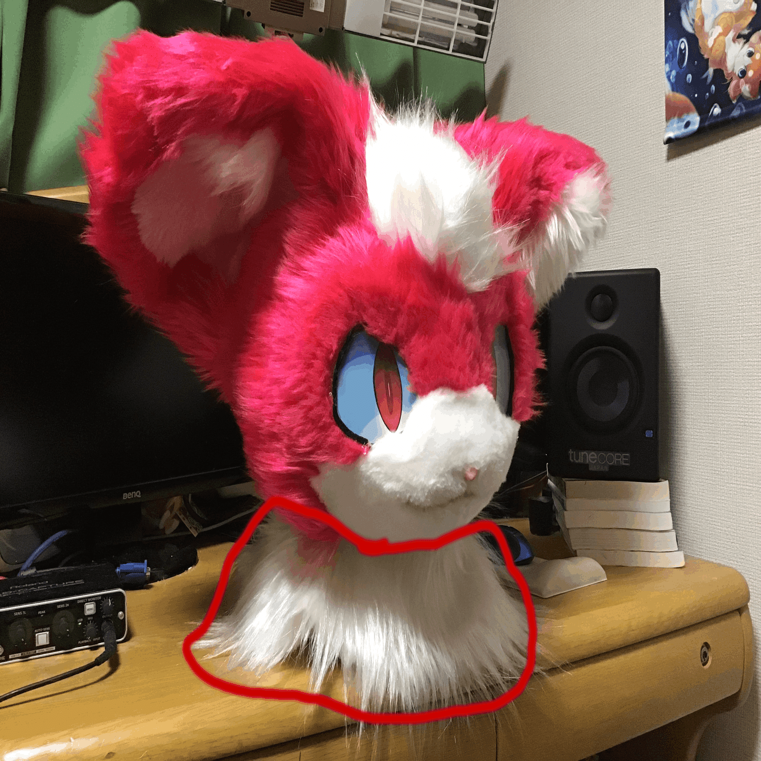 着ぐるみ制作】首毛の作り方【アドカレ16日目】｜響音カゲ