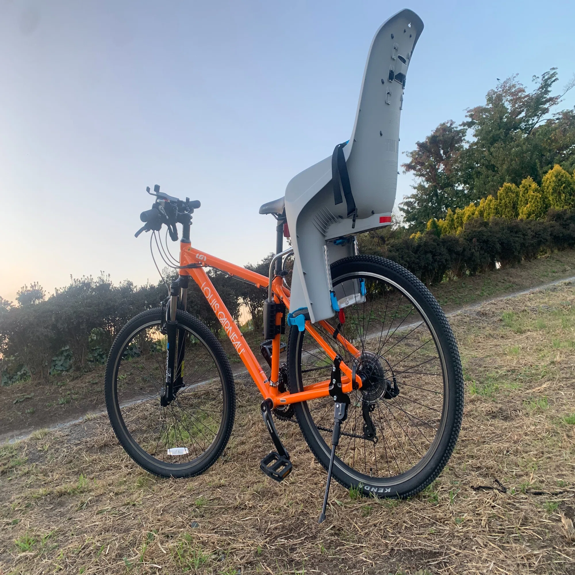 日記】MTBにスーリーのリアチャイルドシートを取り付けてみた｜Naoto