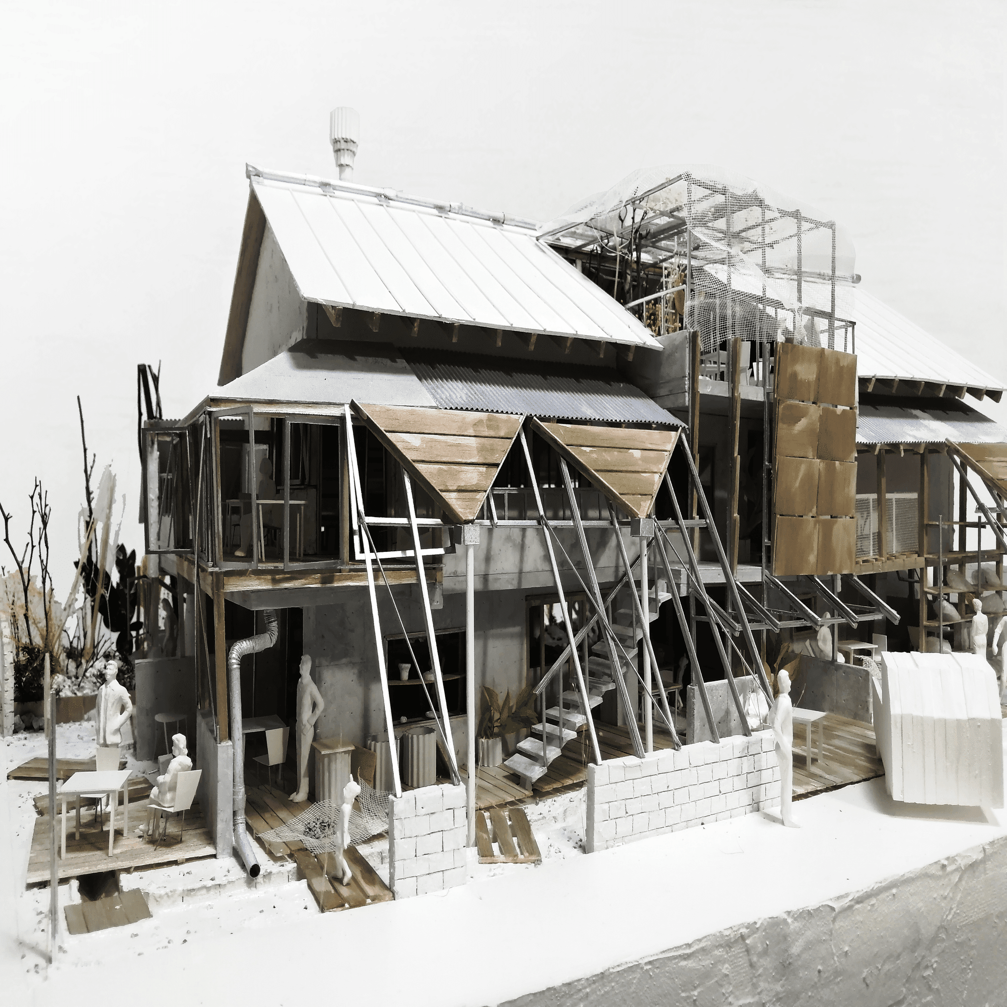 建築模型（修士設計）｜七五三掛義和/y.shimekake