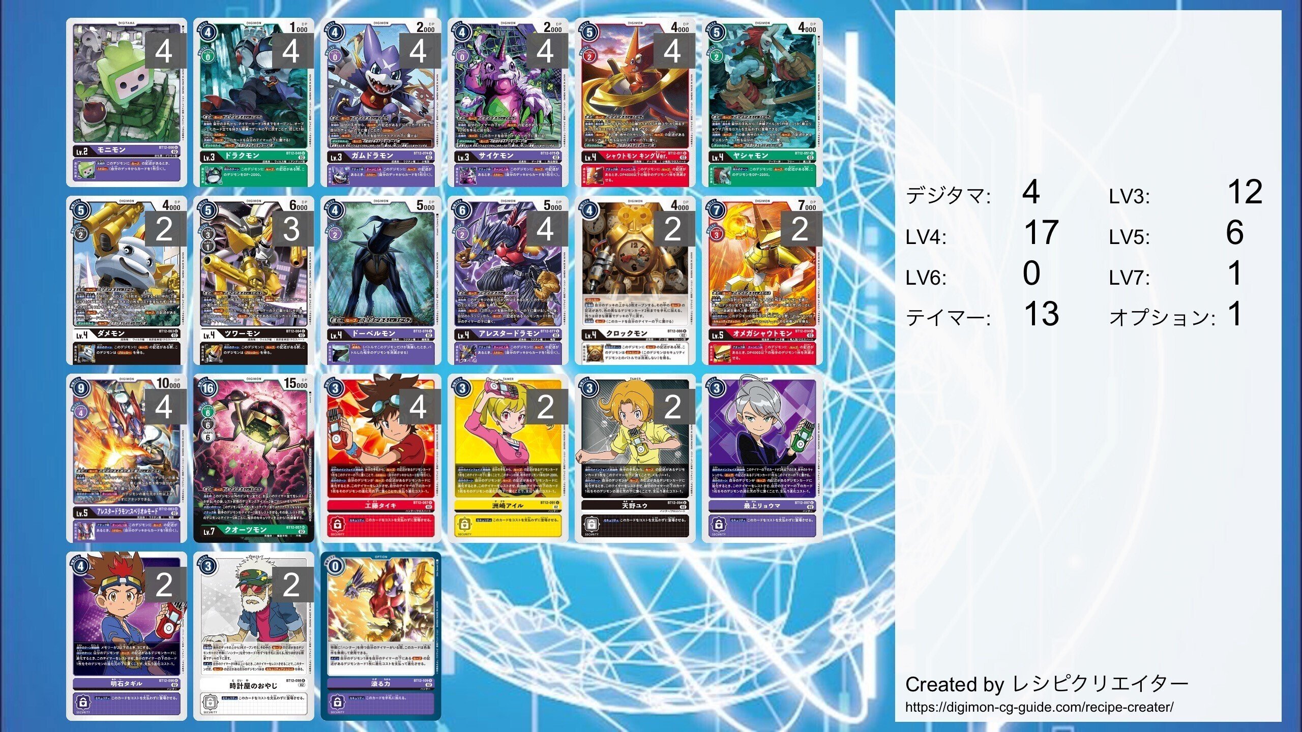 ハンター　アレスタードラモン　デッキ 初心者が自分なりのハンターデッキを組んだ｜タオル半額